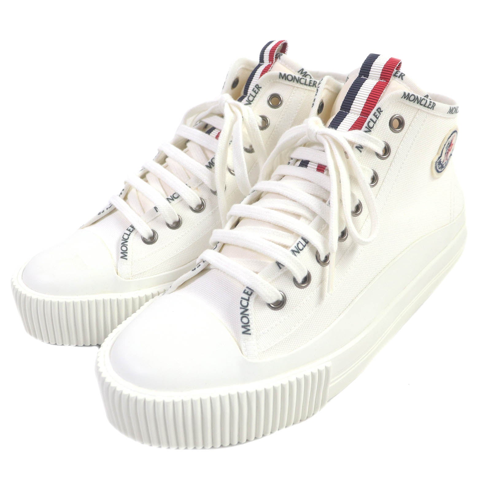 Moncler LISSEX Tricolor Logo High Cut Sneakers