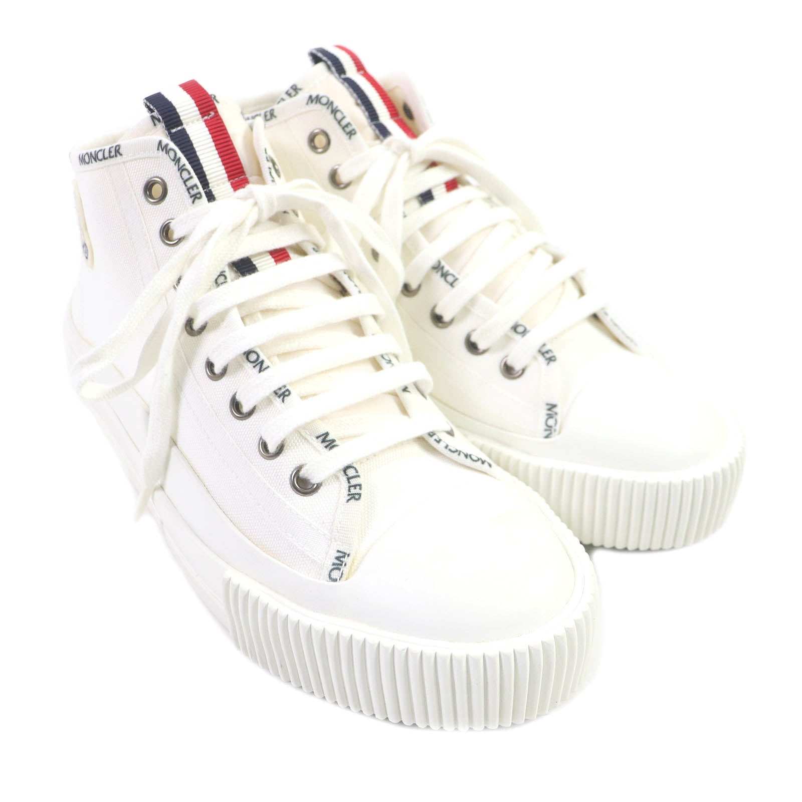 Moncler LISSEX Tricolor Logo High Cut Sneakers