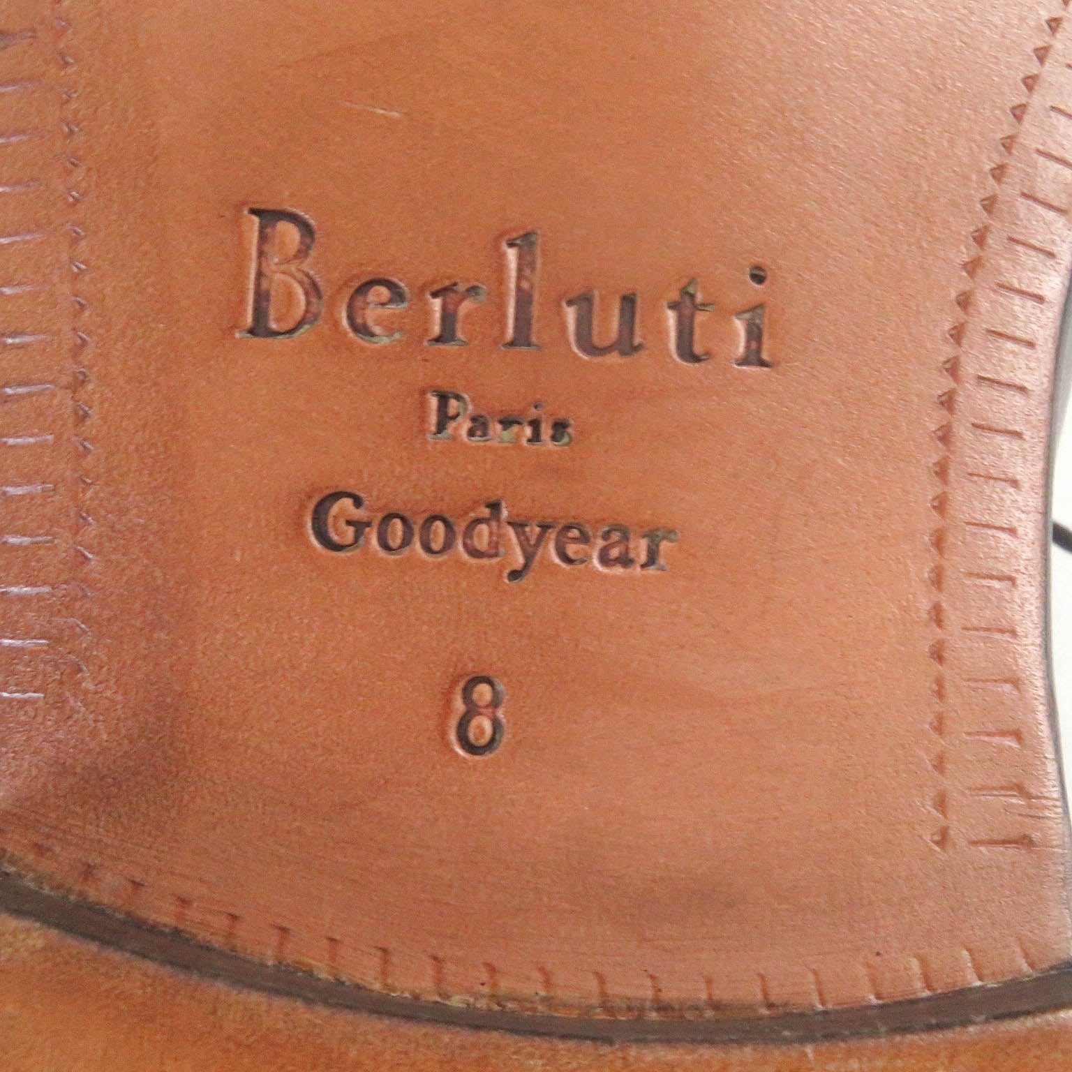 Berluti Calligraphy Scritto Leather Dress Shoes Brown