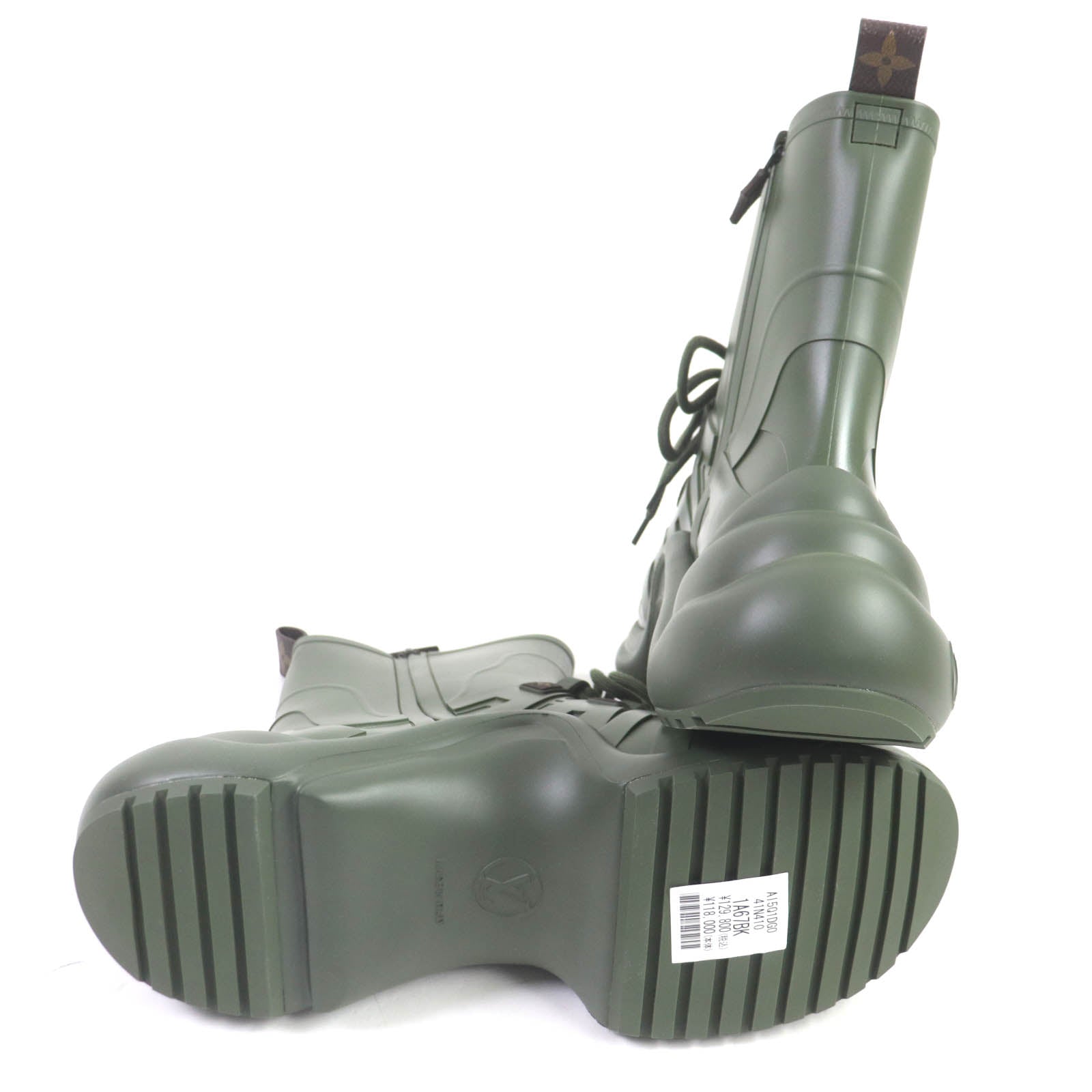 Louis Vuitton Arclight Rain Boots Khaki 41