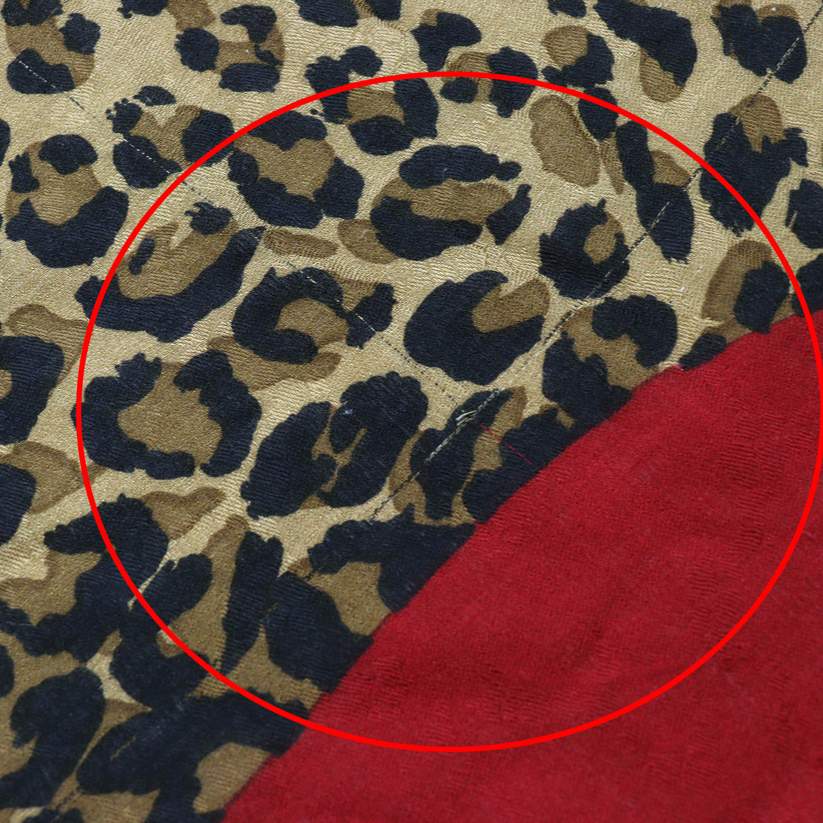 Yves Saint Laurent Wool Silk Leopard Shawl