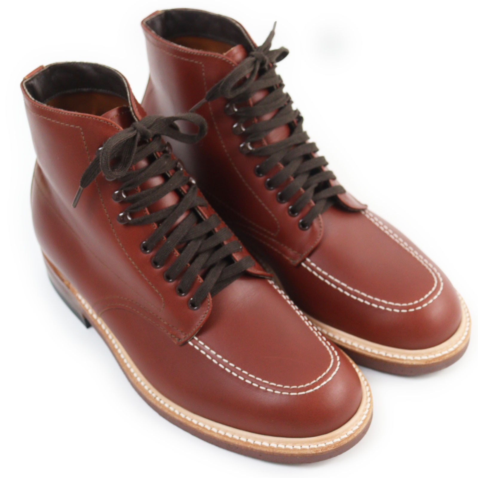 ALDEN 405 Indy Boots Calf Leather Brown 6D