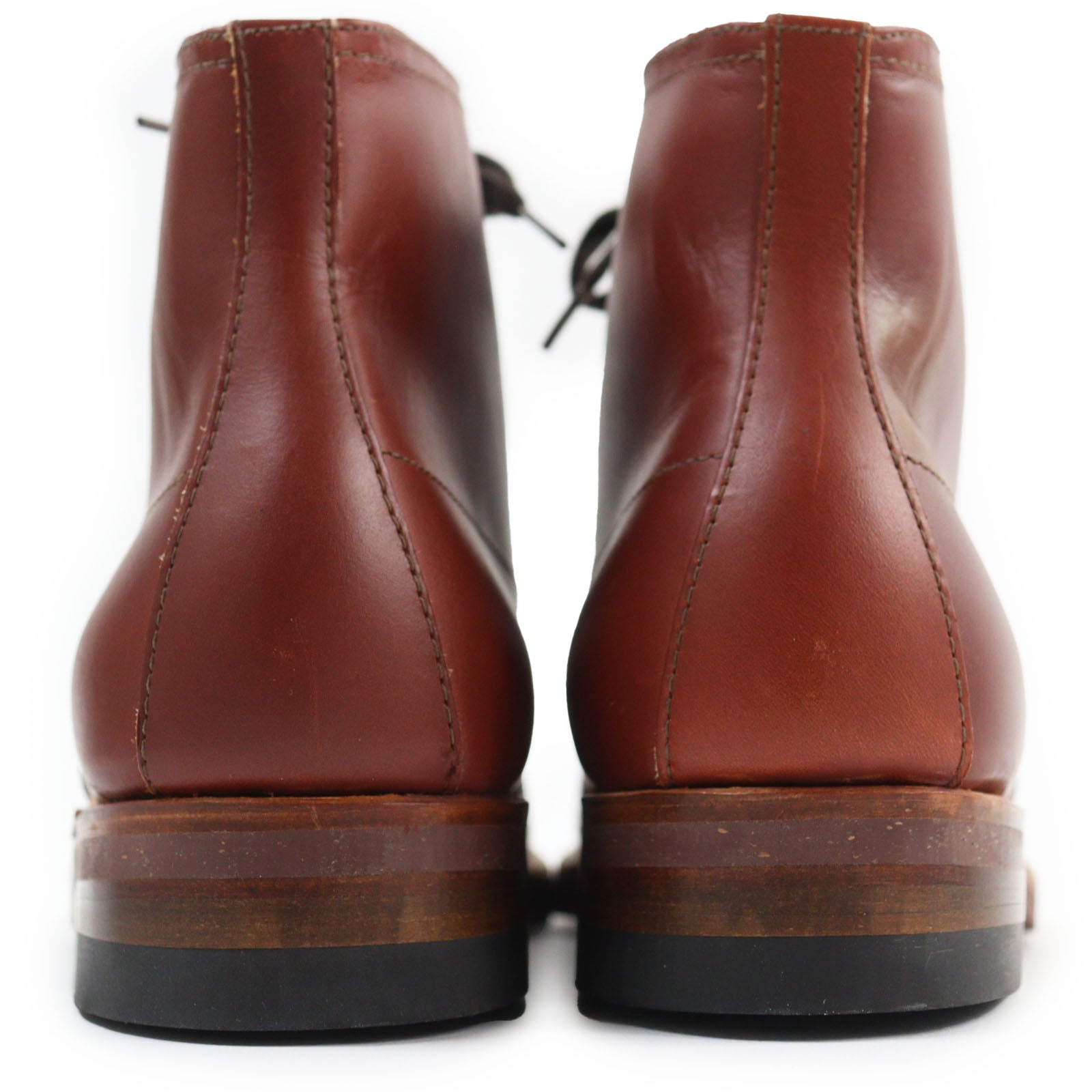 ALDEN 405 Indy Boots Calf Leather Brown 6D