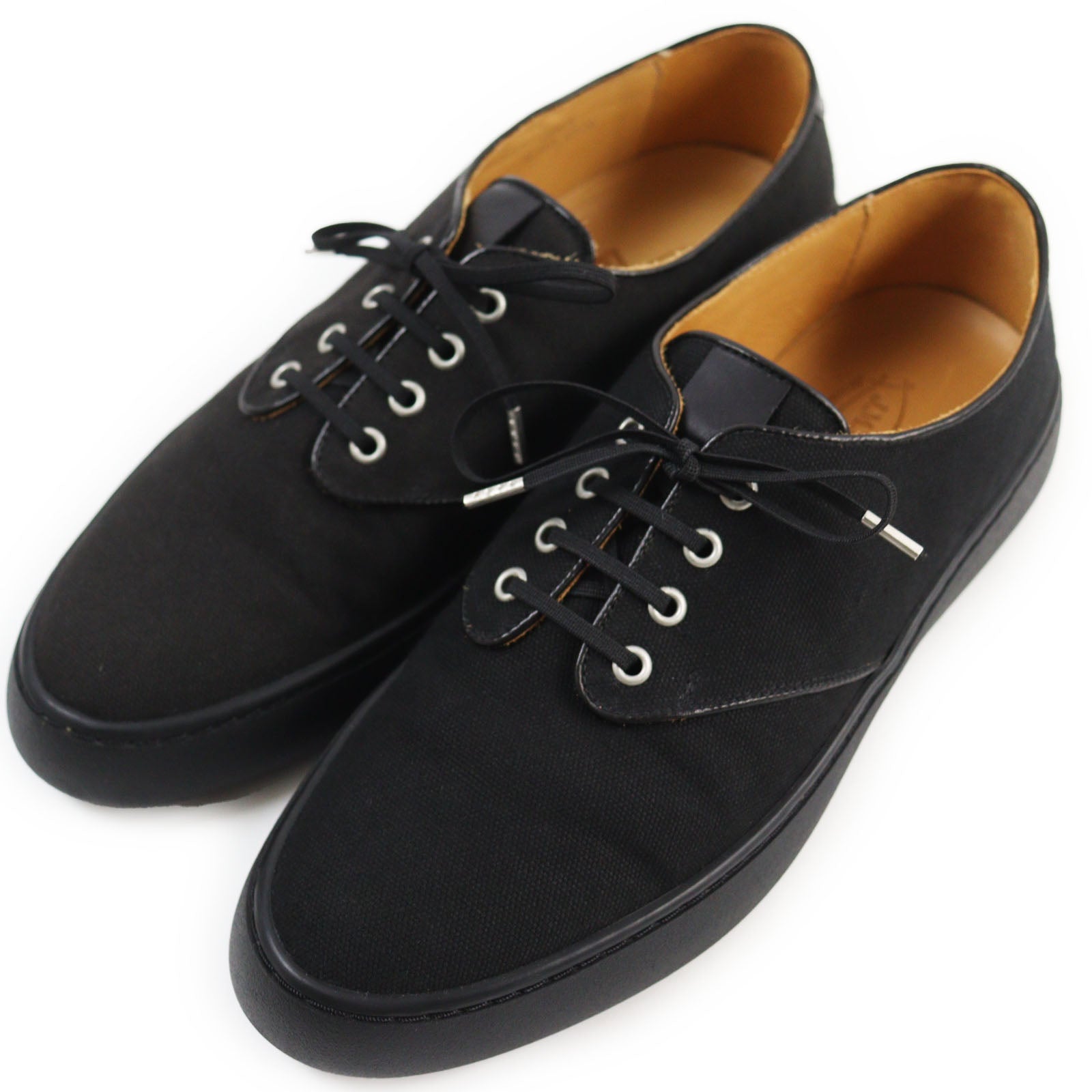 J.M WESTON 1938 Tennis Sneakers Canvas Black