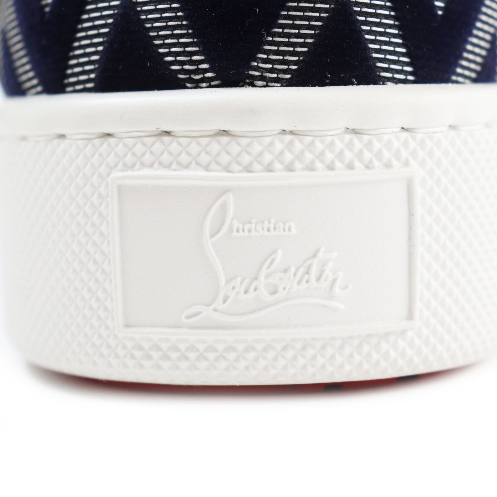 Christian Louboutin HAPPY RUI Sneakers Navy Silver