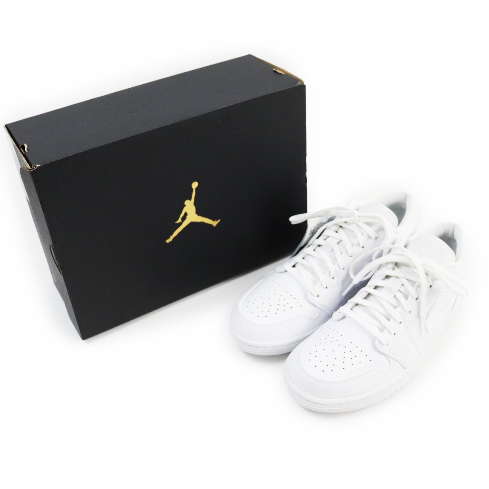 Nike Air Jordan 1 Low Sneakers White Leather