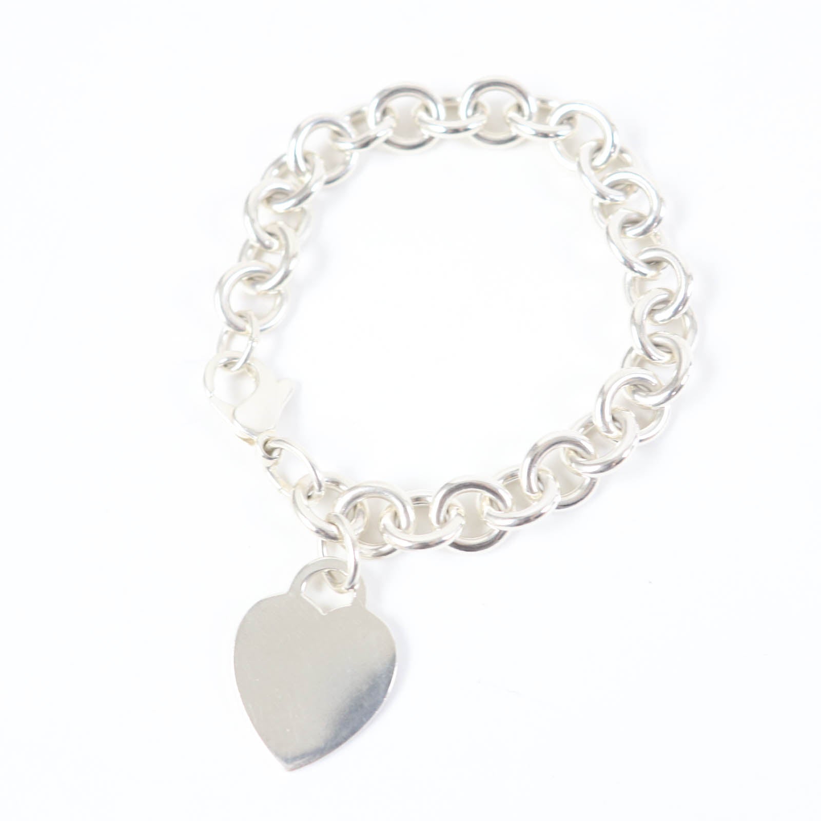 Tiffany & Co Heart Tag Bracelet SV925 Silver