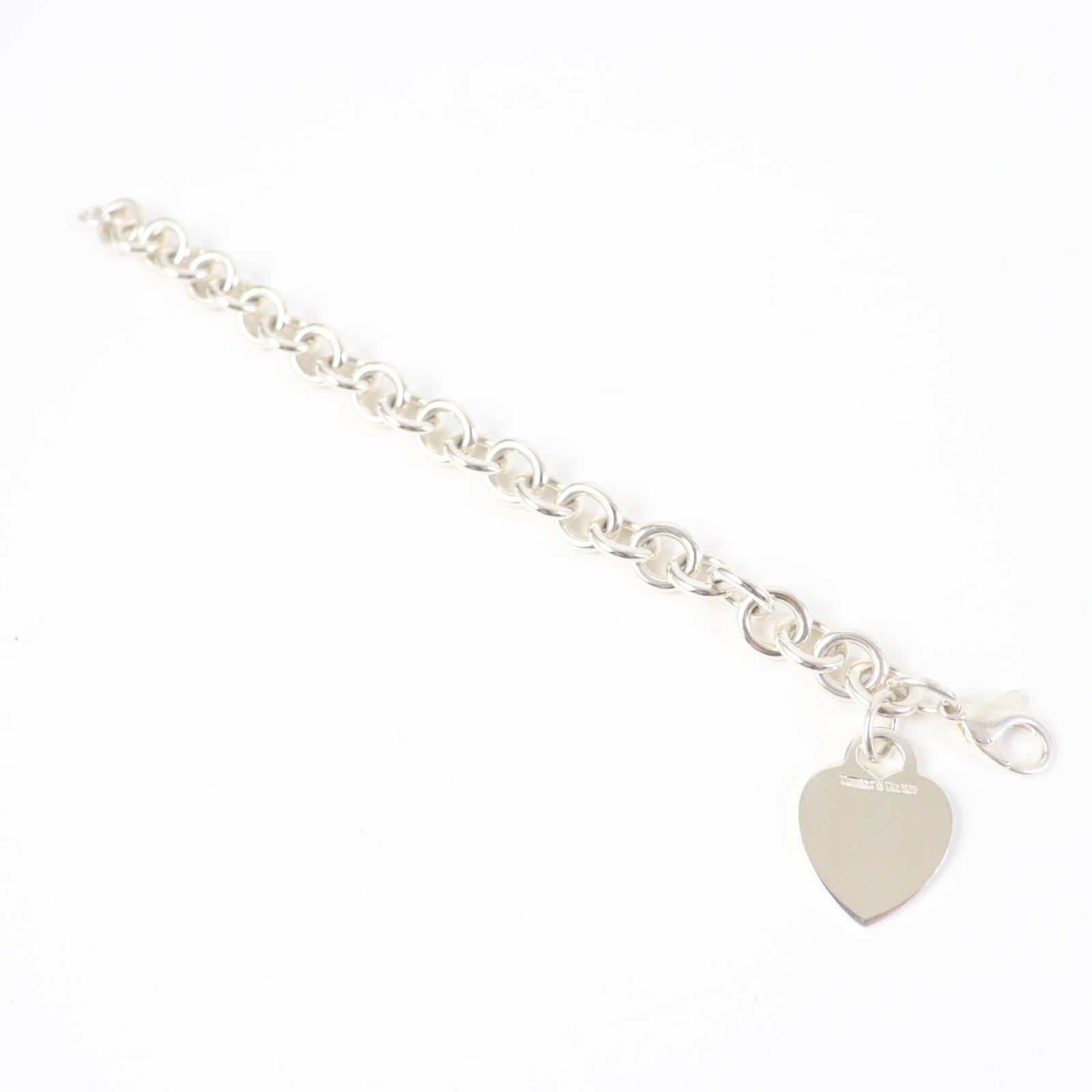 Tiffany & Co Heart Tag Bracelet SV925 Silver