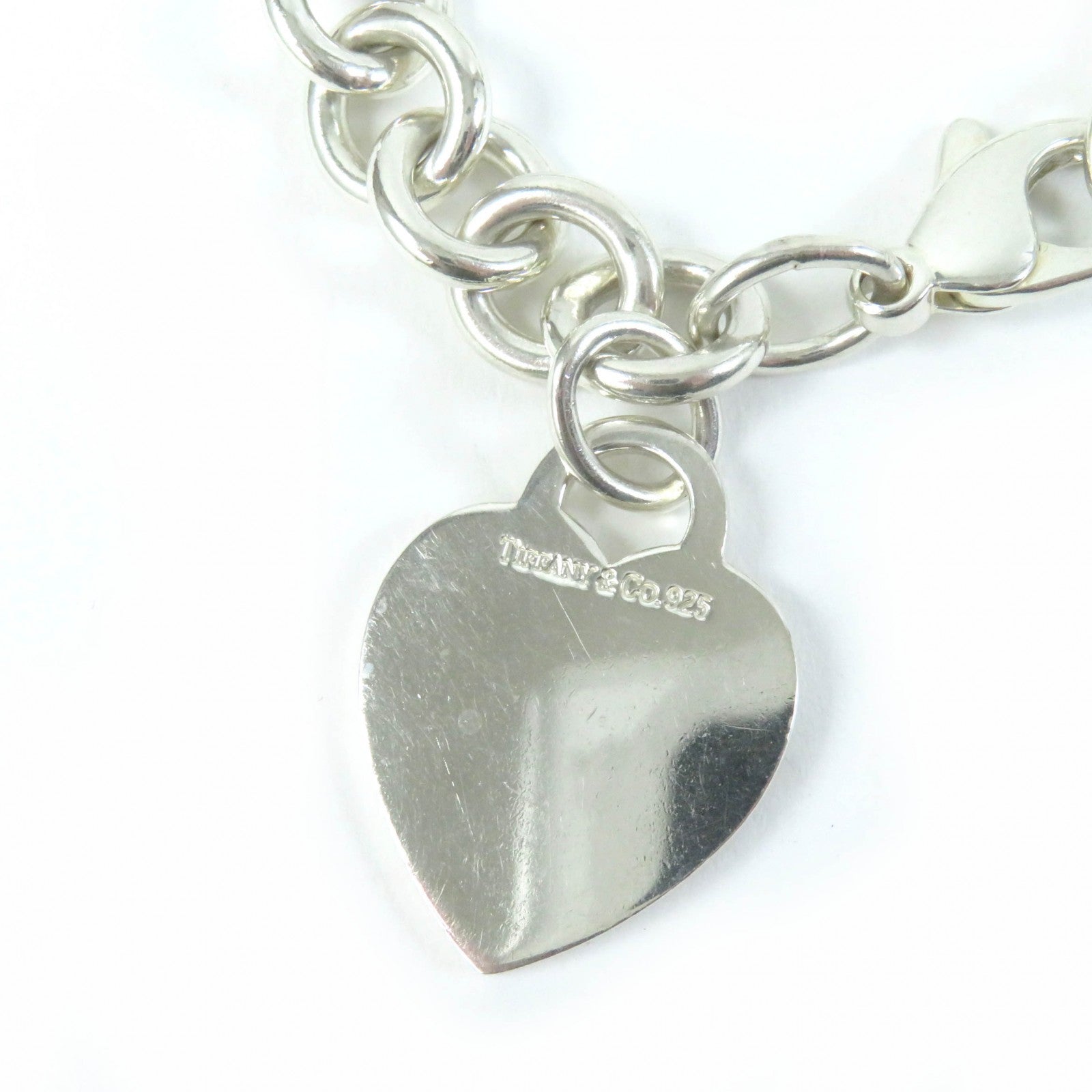 Tiffany & Co Heart Tag Bracelet SV925 Silver