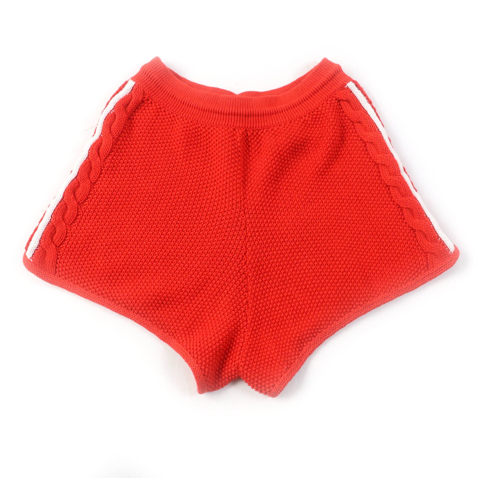 GUCCI adidas Trefoil Knit Shorts Orange M