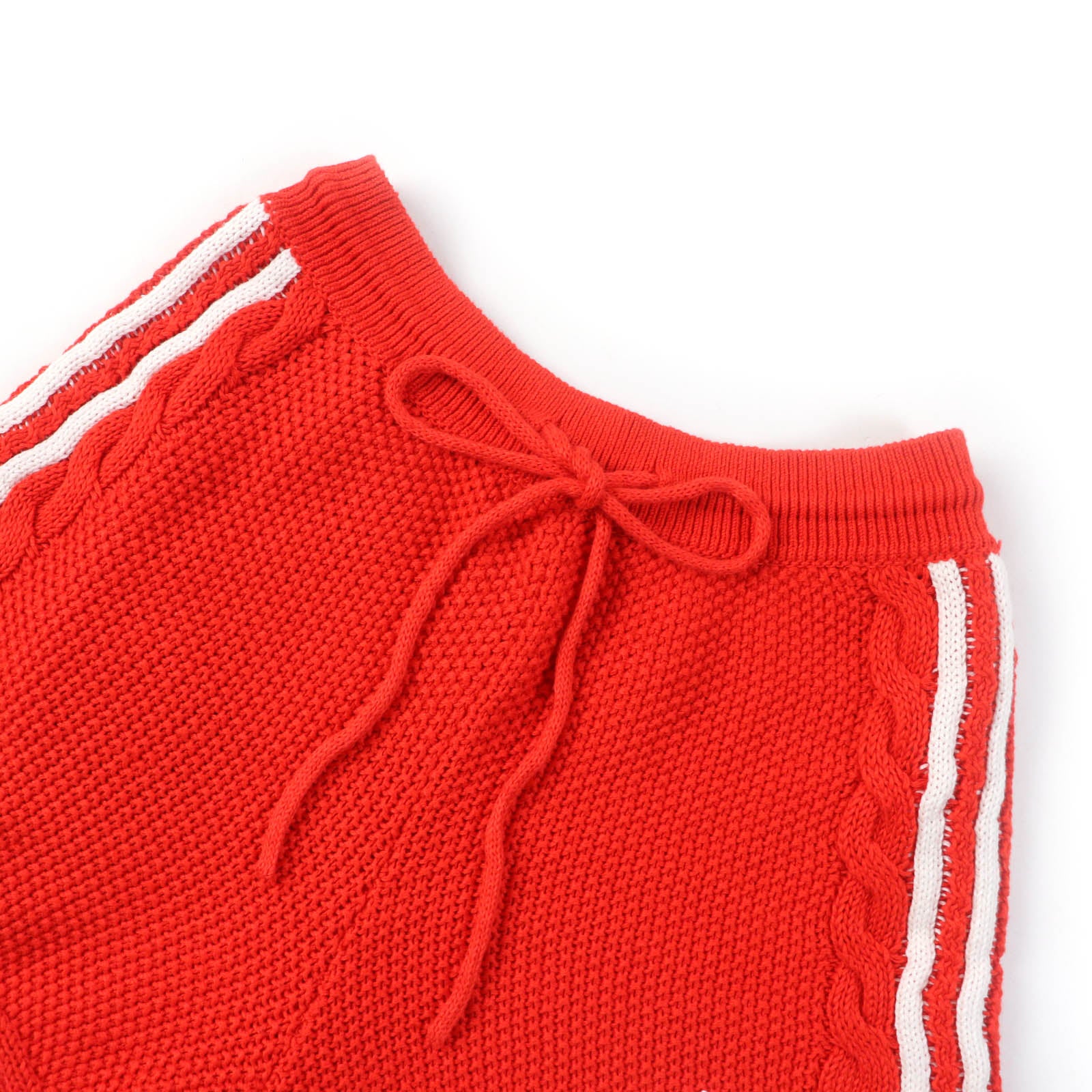 GUCCI adidas Trefoil Knit Shorts Orange M