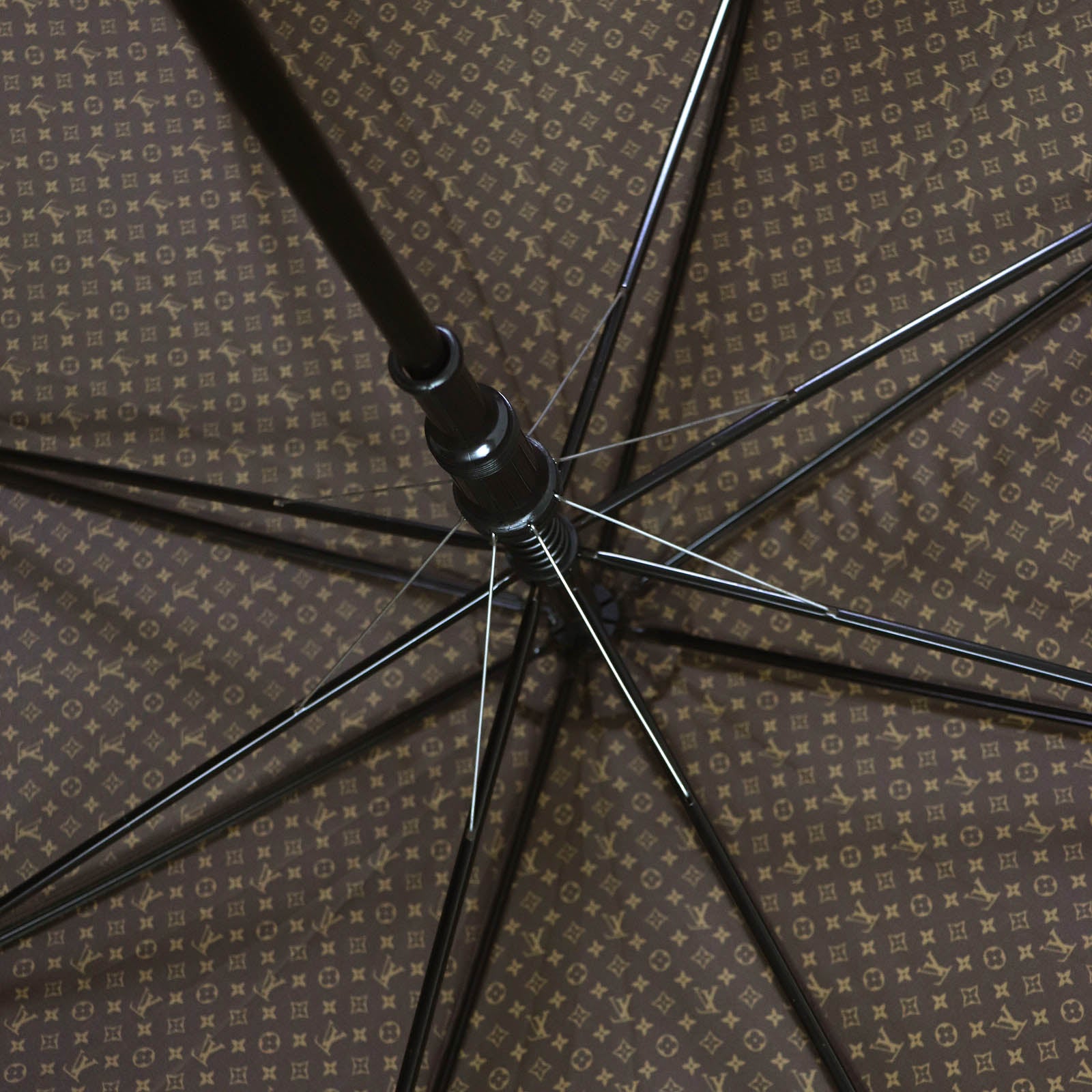 Louis Vuitton Monogram Umbrella Wood Handle