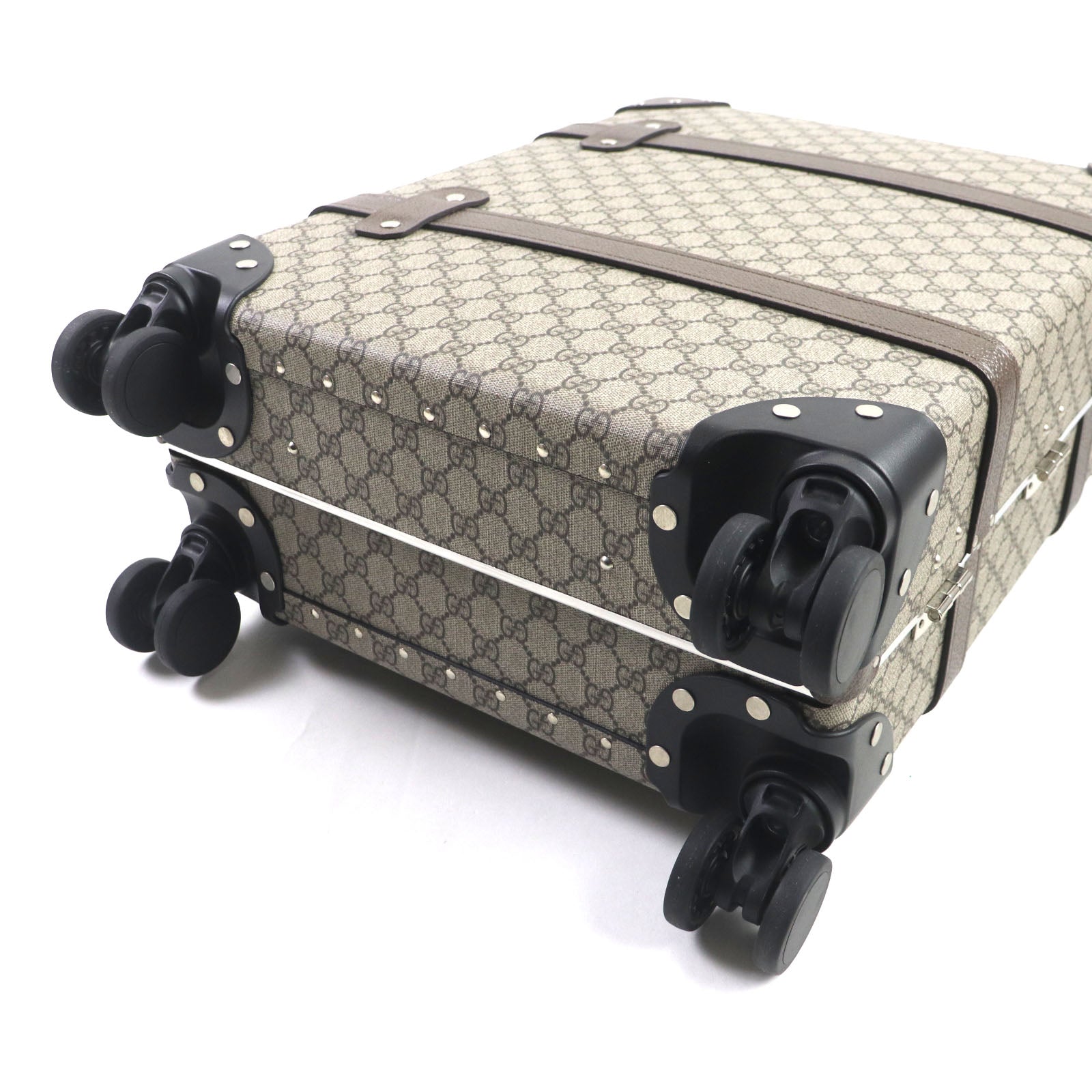 Gucci Globe Trotter GG PVC Leather Suitcase