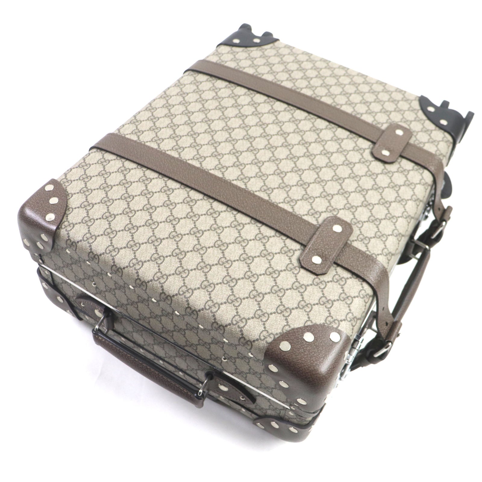 Gucci Globe Trotter GG PVC Leather Suitcase