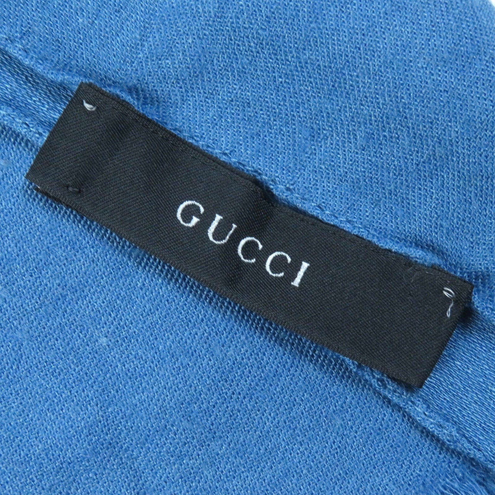 GUCCI Wool Silk GG Pattern Large Shawl