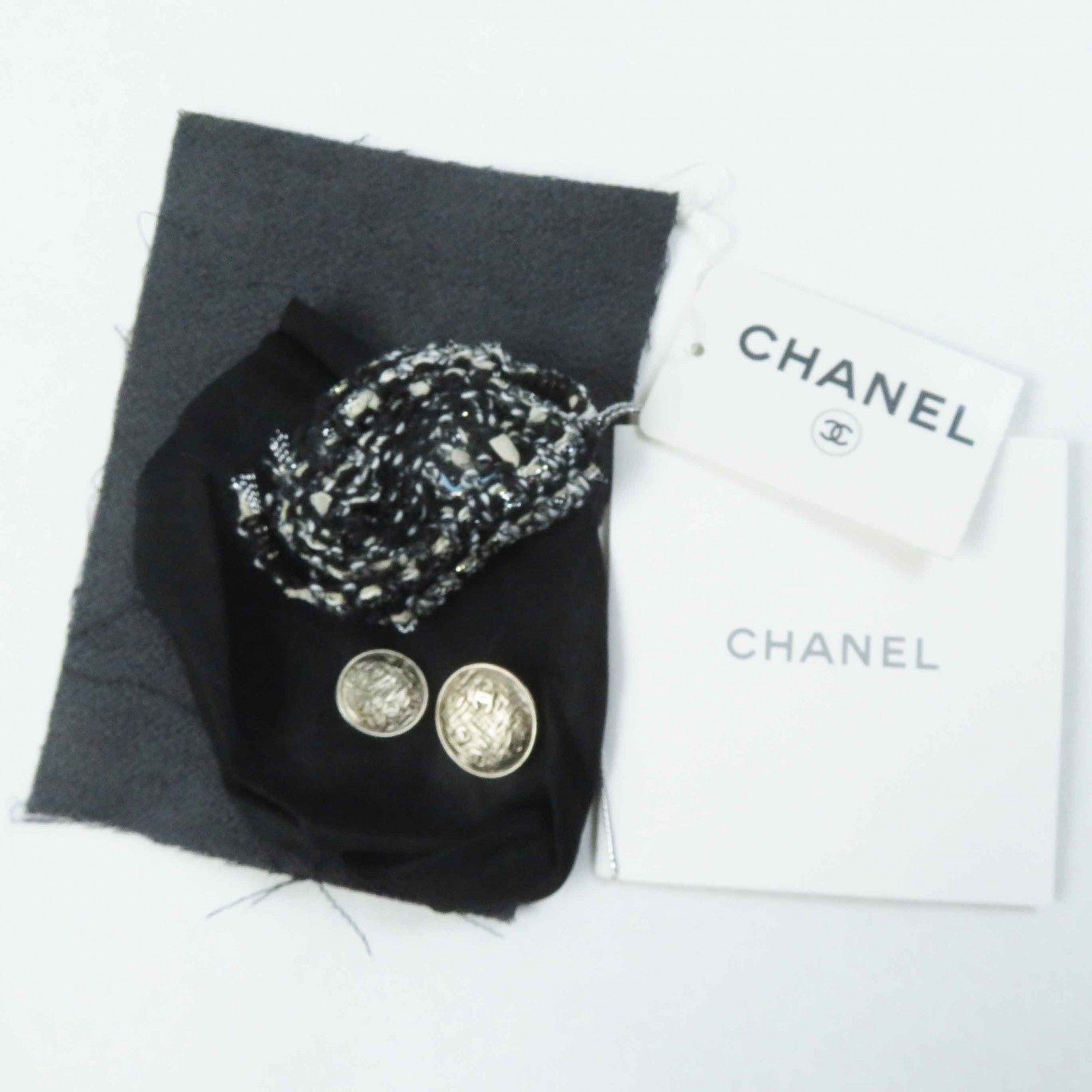 Chanel Wool COCO Mark Emblem Jacket Black