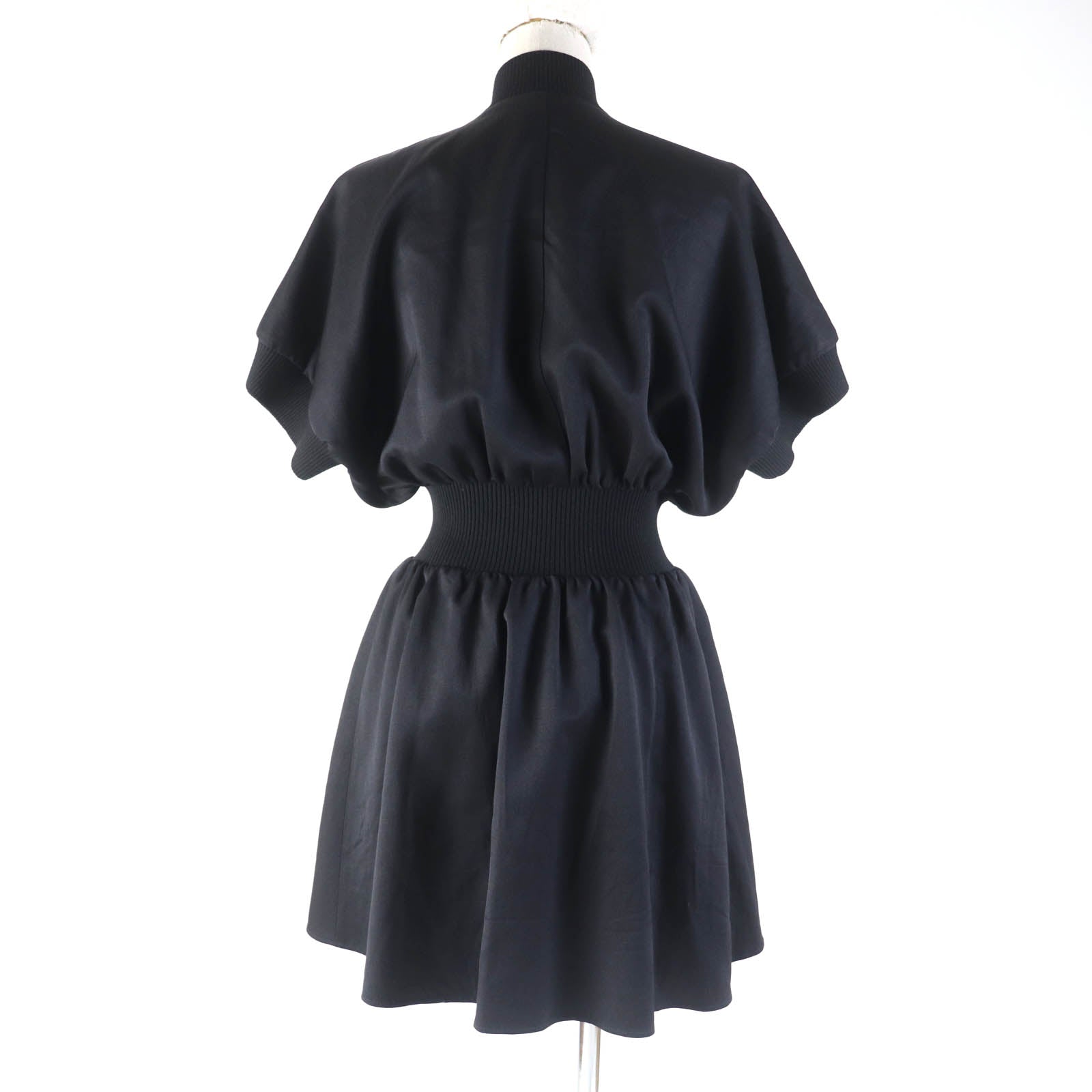 Louis Vuitton Wool Silk Zip Up Dress