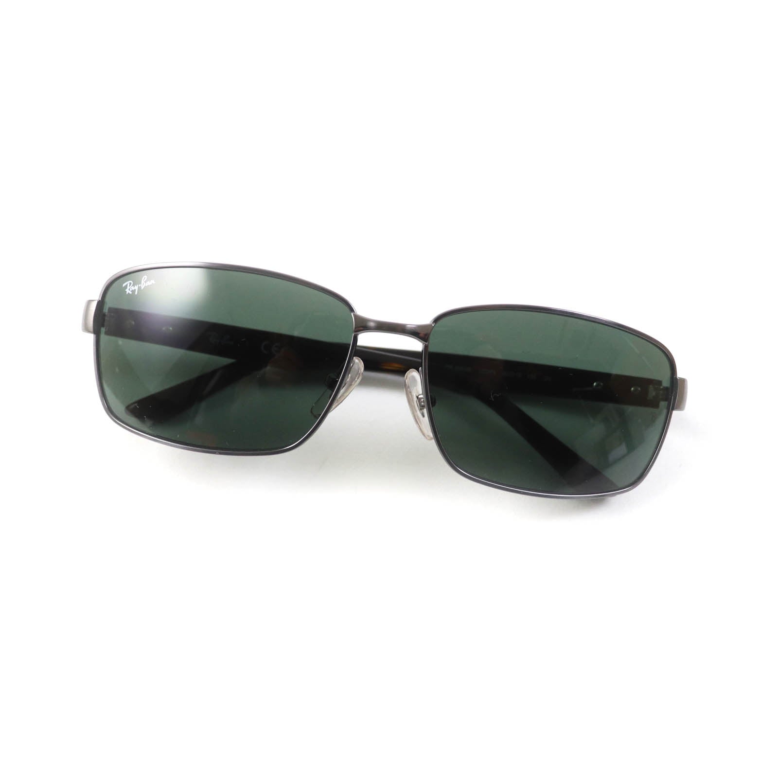 Ray-Ban RB8053D Square Sunglasses Gunmetal Brown