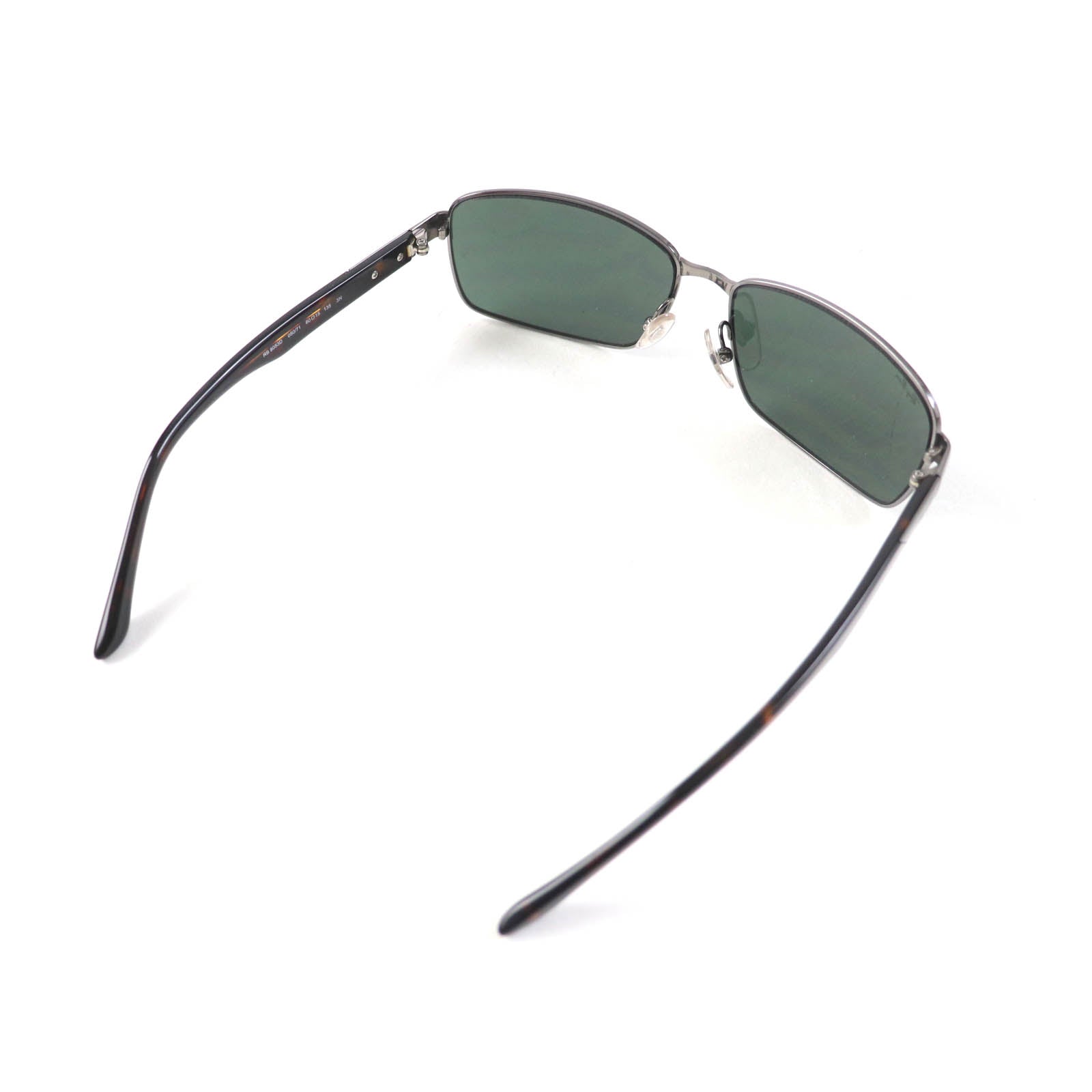 Ray-Ban RB8053D Square Sunglasses Gunmetal Brown