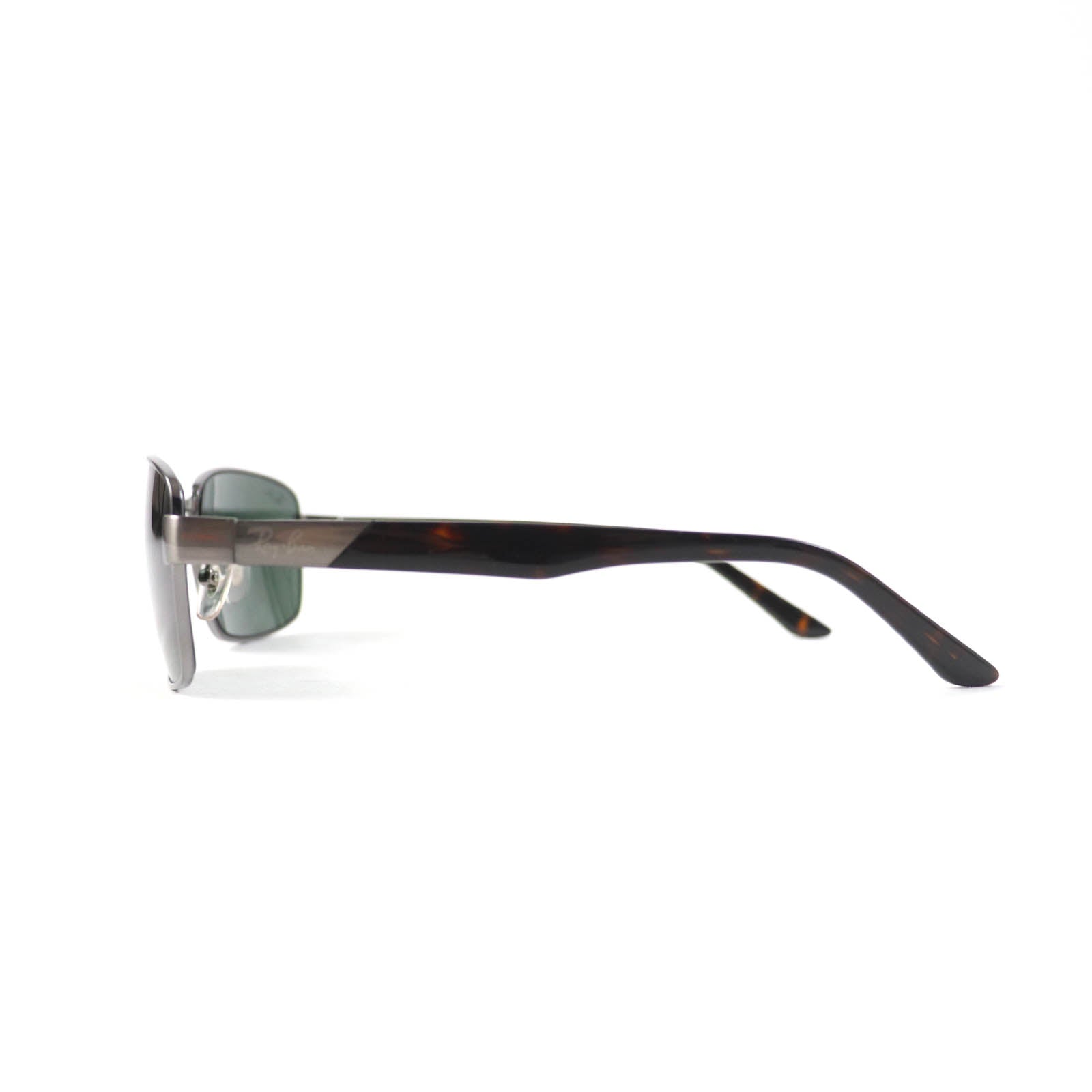 Ray-Ban RB8053D Square Sunglasses Gunmetal Brown