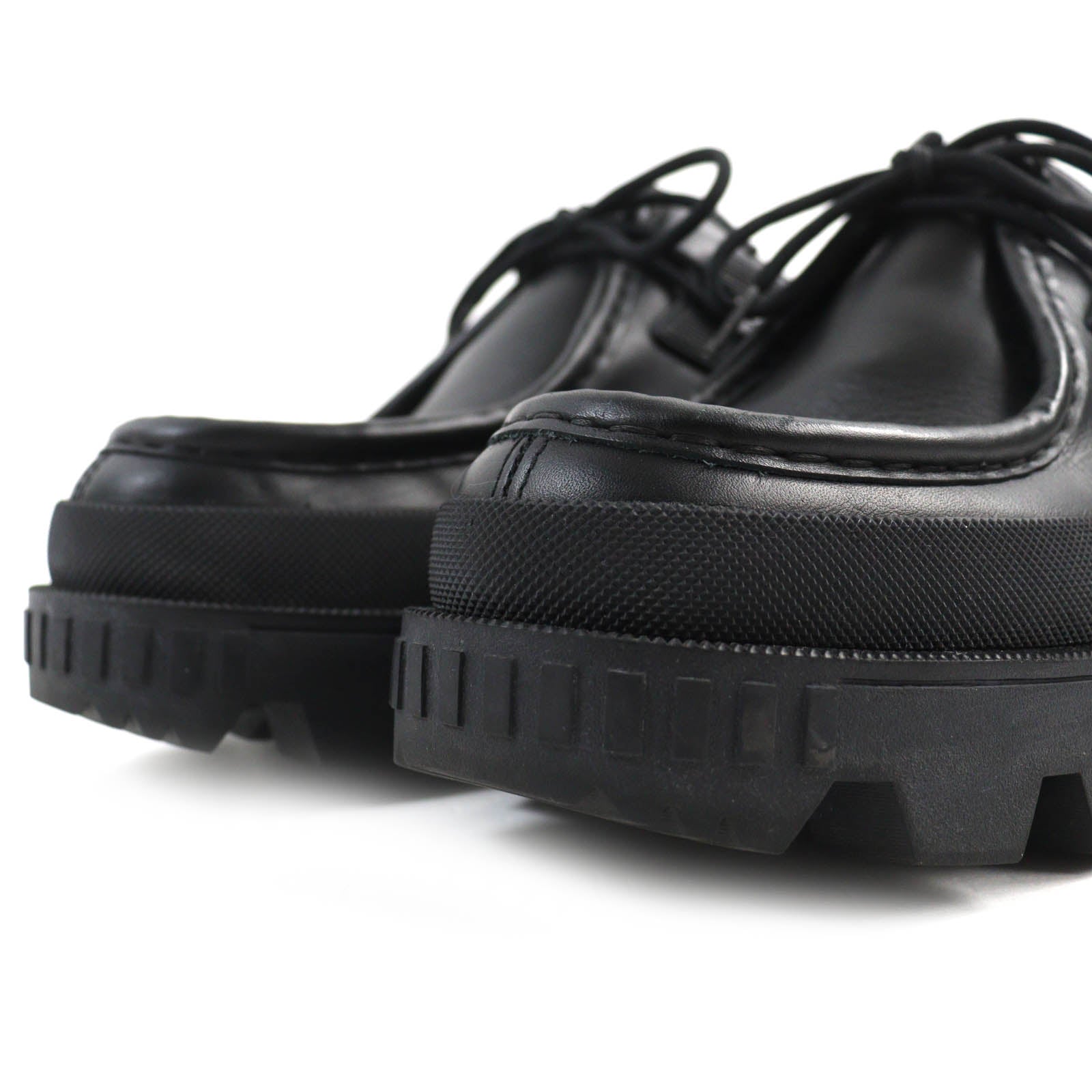 Moncler Leather Shoes Black 38 Women