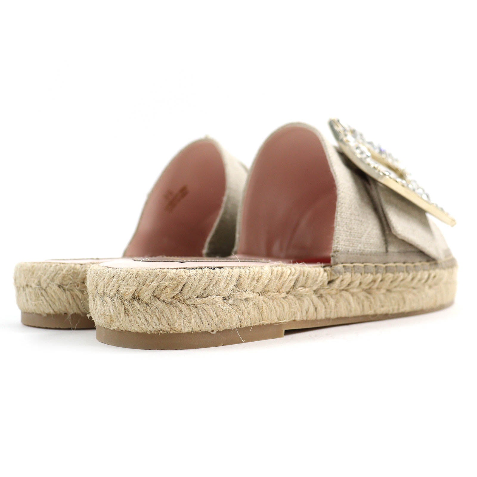 Roger Vivier Strass Buckle Jeweled Espadrilles