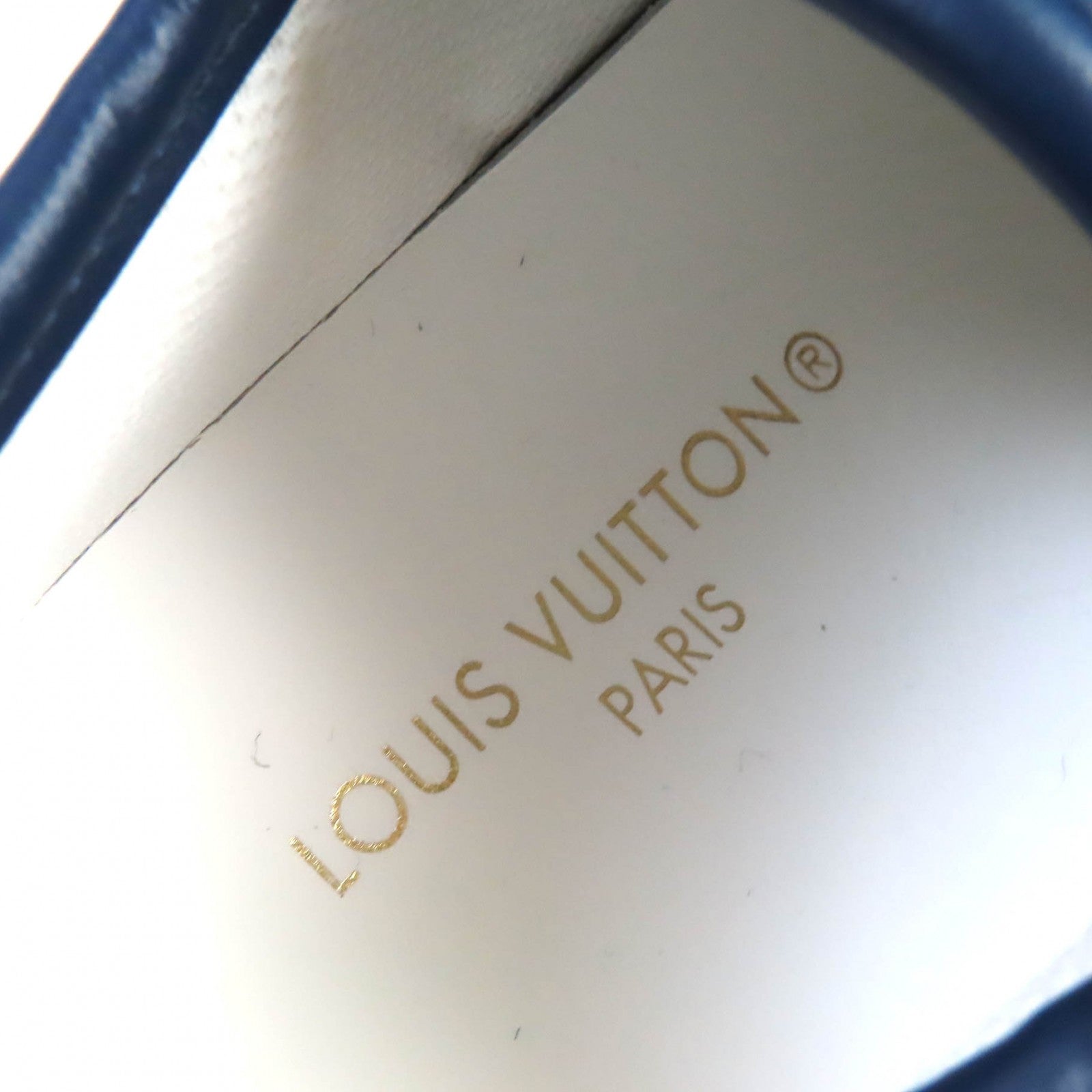 Louis Vuitton Denim Sneakers LV Logo Patch