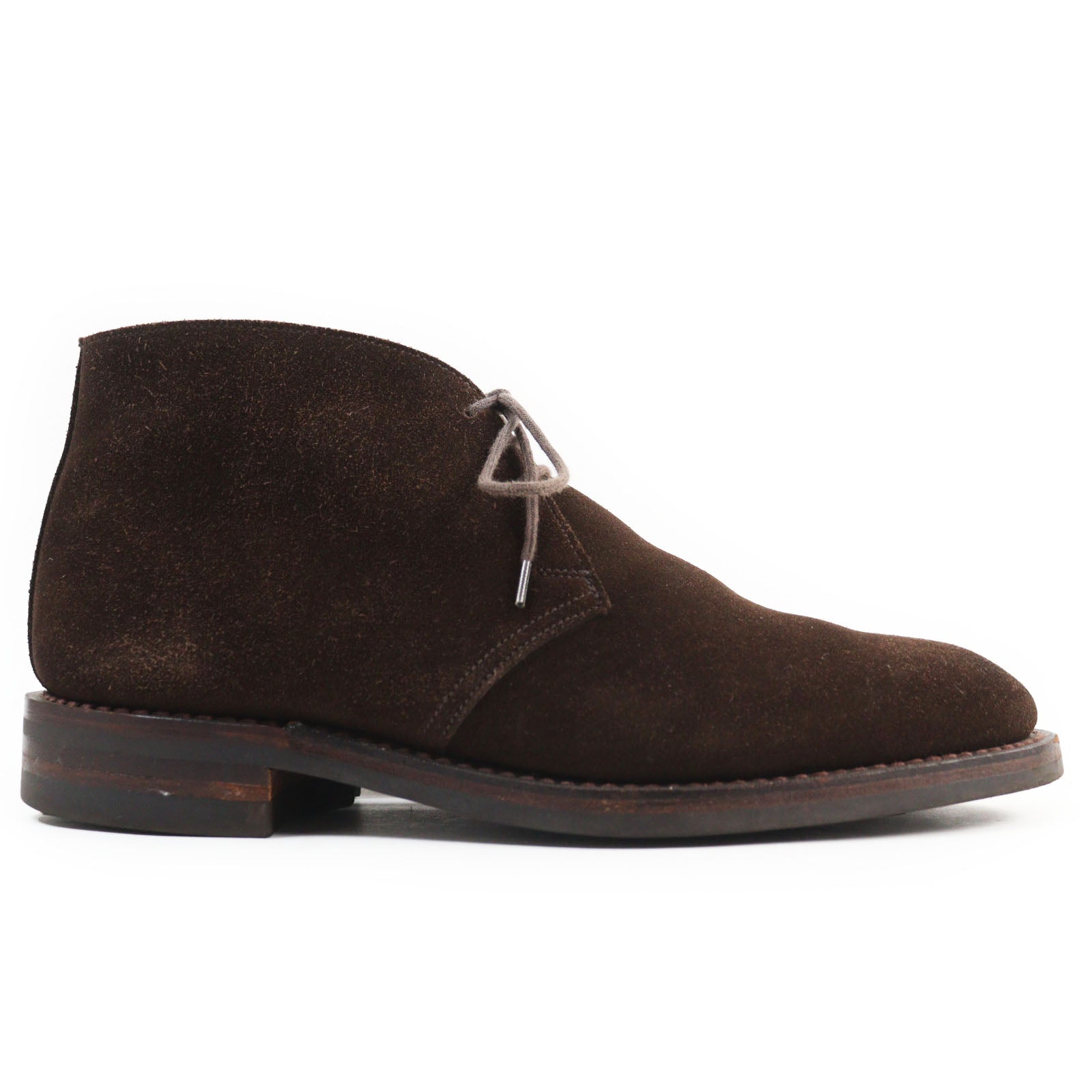 Crockett & Jones Chiltern Suede Leather Boots Brown