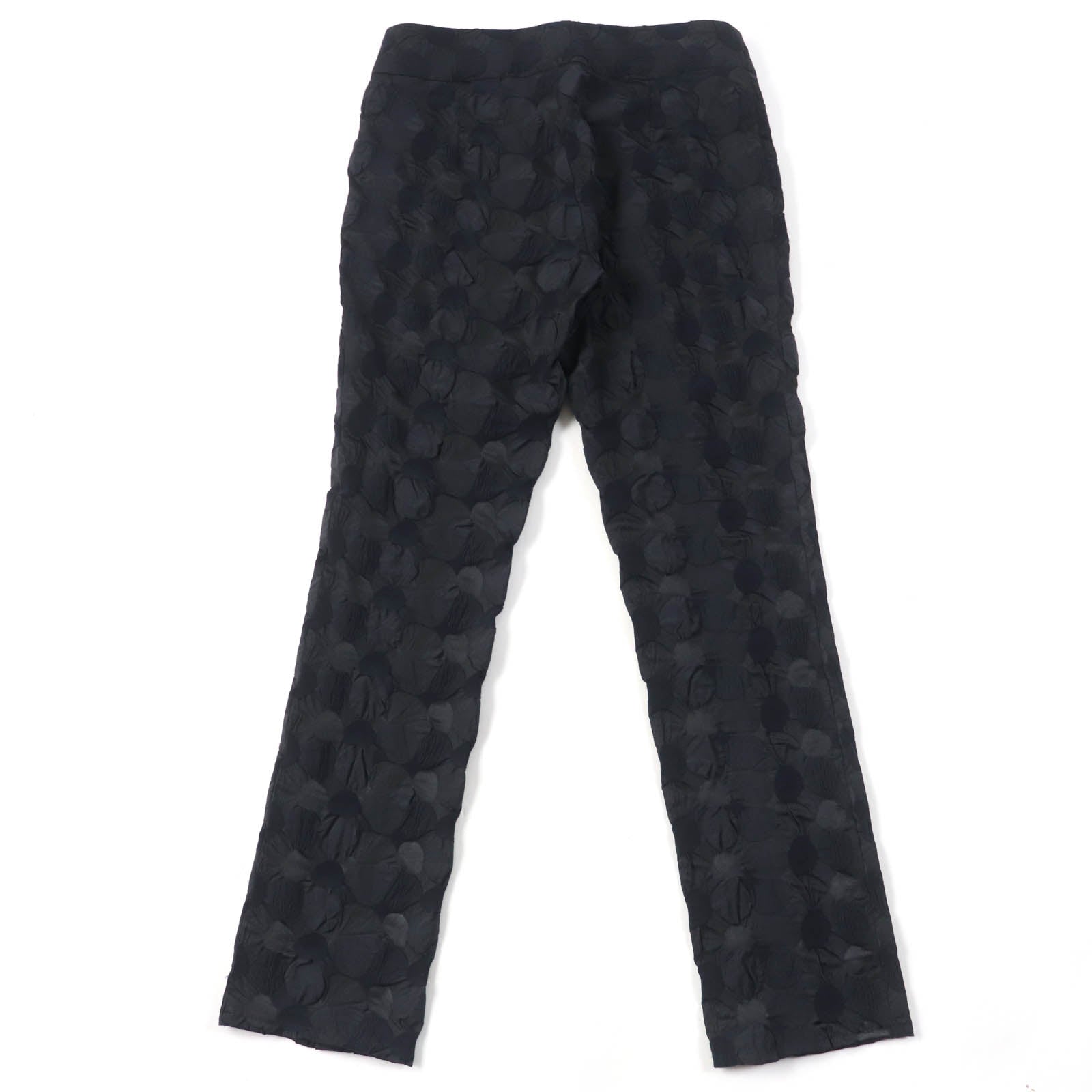 Issey Miyake Patterned Pants Black Women