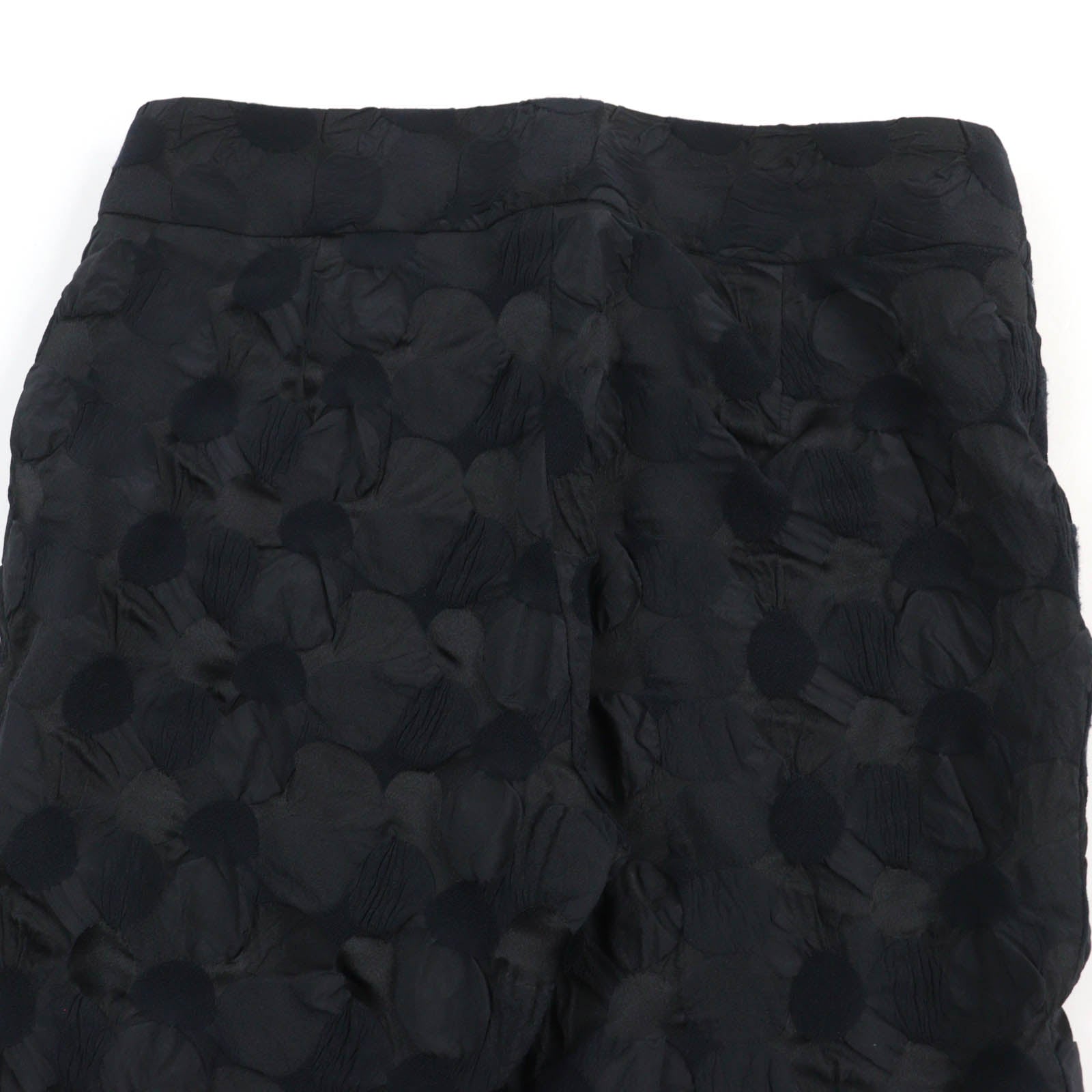 Issey Miyake Patterned Pants Black Women