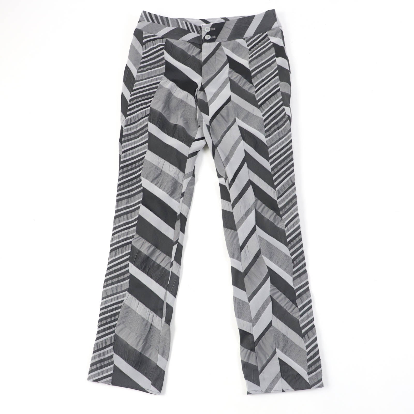 Issey Miyake Nylon Polyester Pants Gray Women