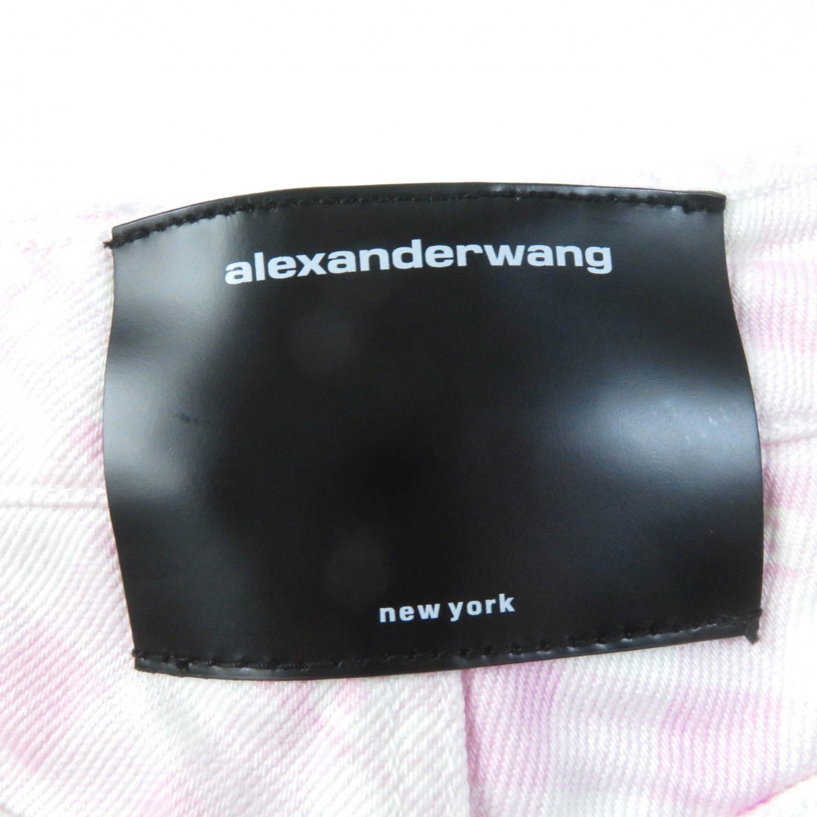 Alexander Wang BITE SHOAT Denim Shorts Pink