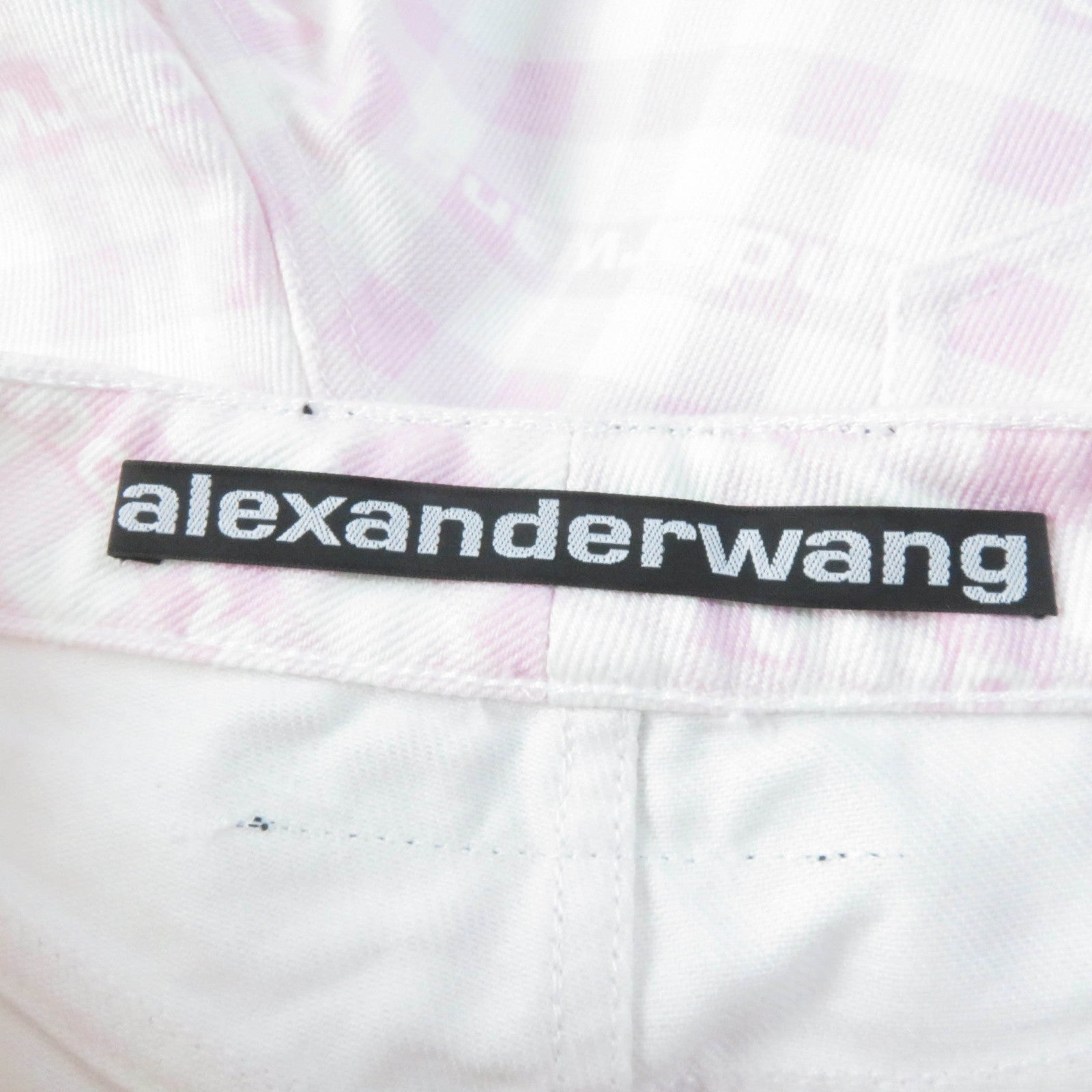 Alexander Wang BITE SHOAT Denim Shorts Pink