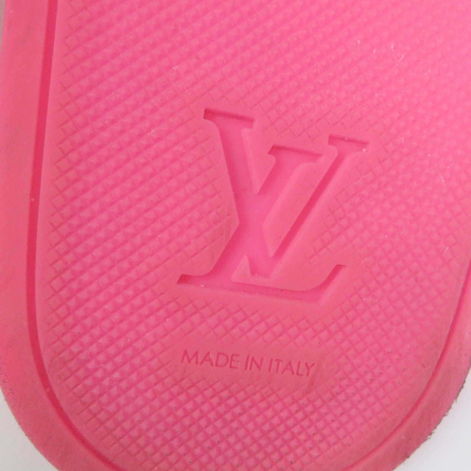 Louis Vuitton Monogram Slide Sandals Pink