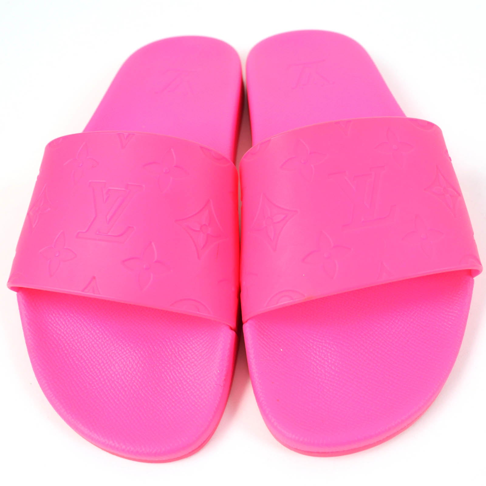 Louis Vuitton Monogram Slide Sandals Pink