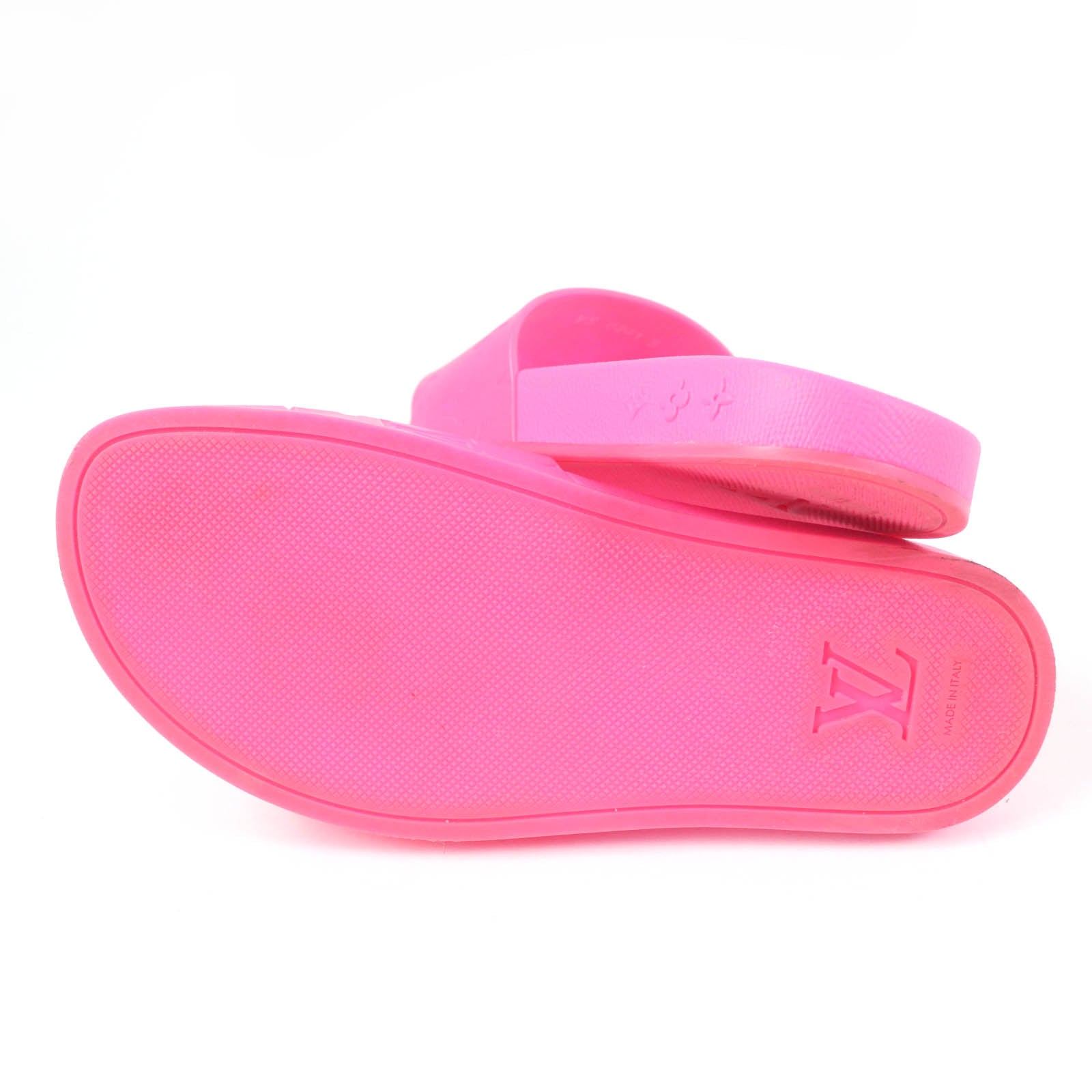 Louis Vuitton Monogram Slide Sandals Pink