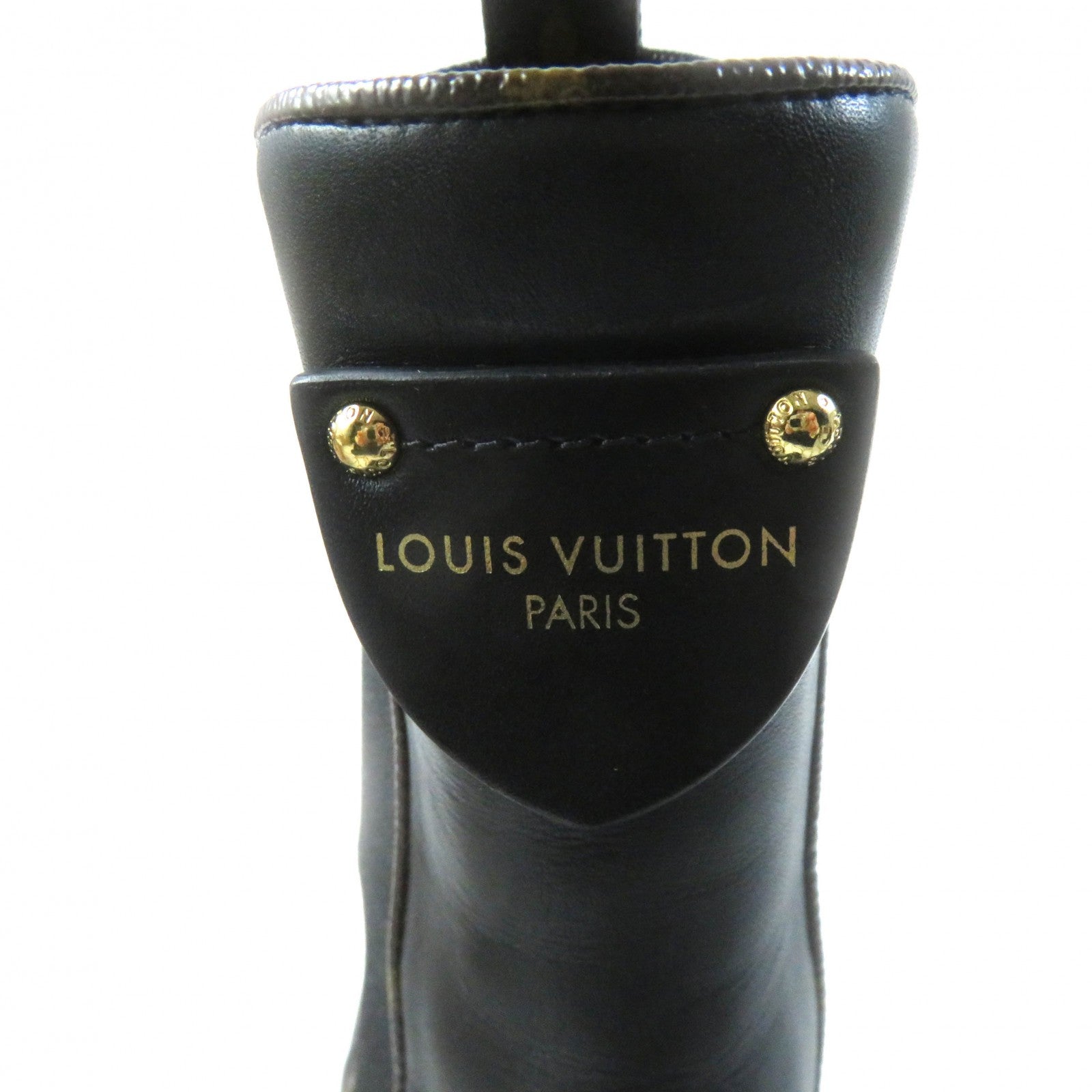 Louis Vuitton Monogram Ankle Boots Leather