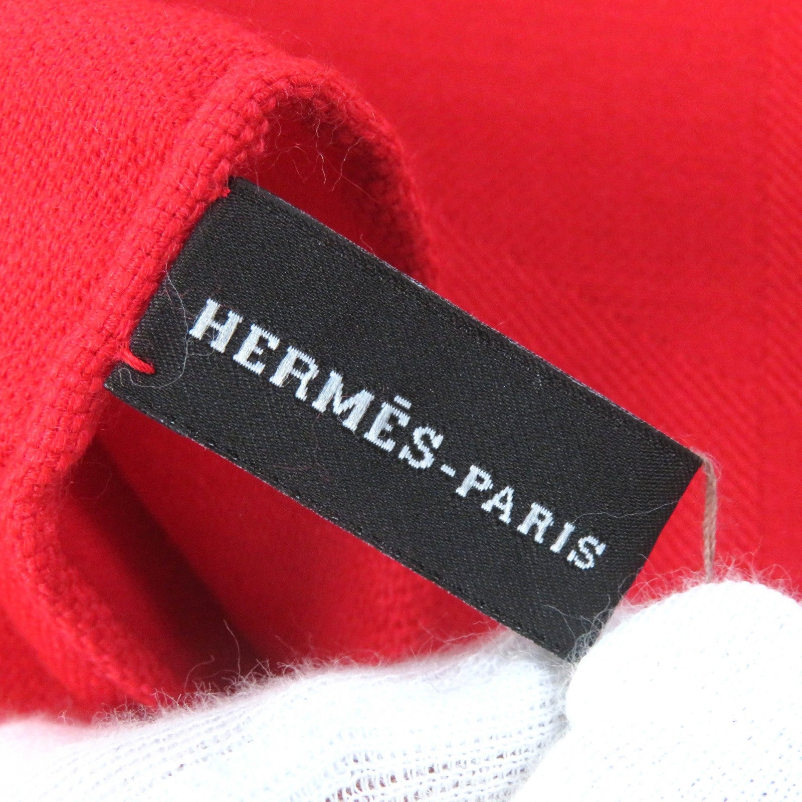 Hermes Etol Bias H Cashmere Silk Shawl Rouge