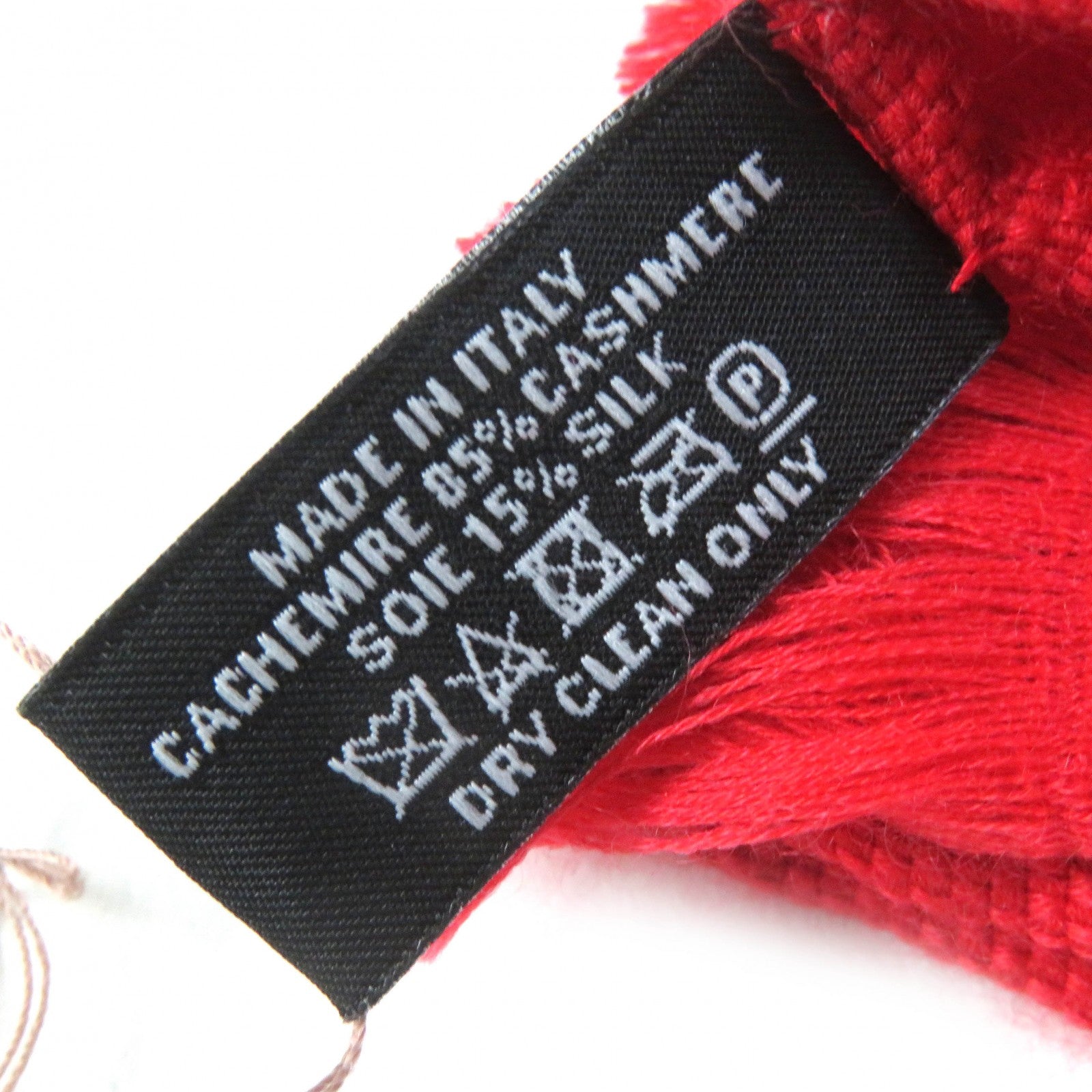 Hermes Etol Bias H Cashmere Silk Shawl Rouge