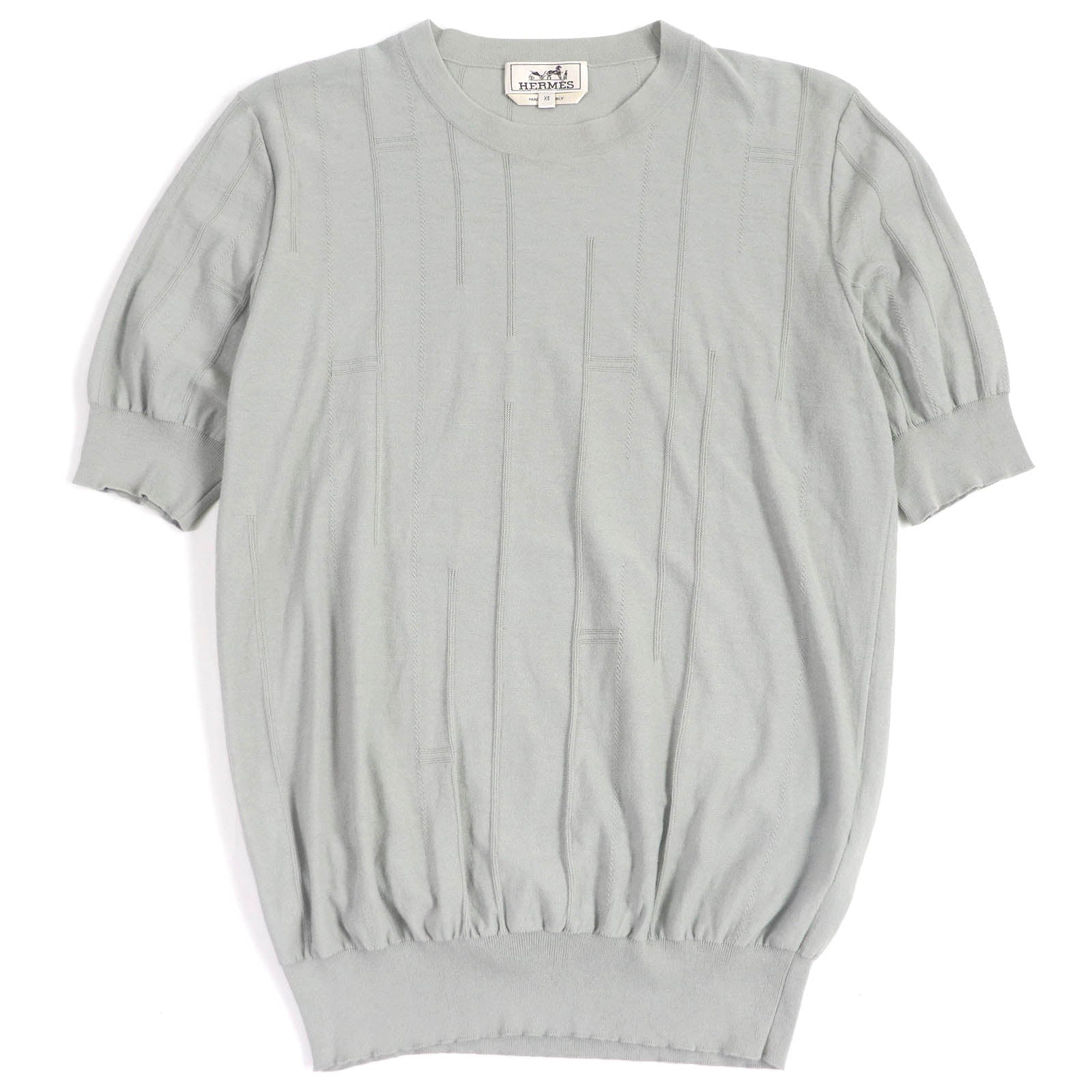 Hermes H Logo Crew Neck Short Sleeve T-Shirt