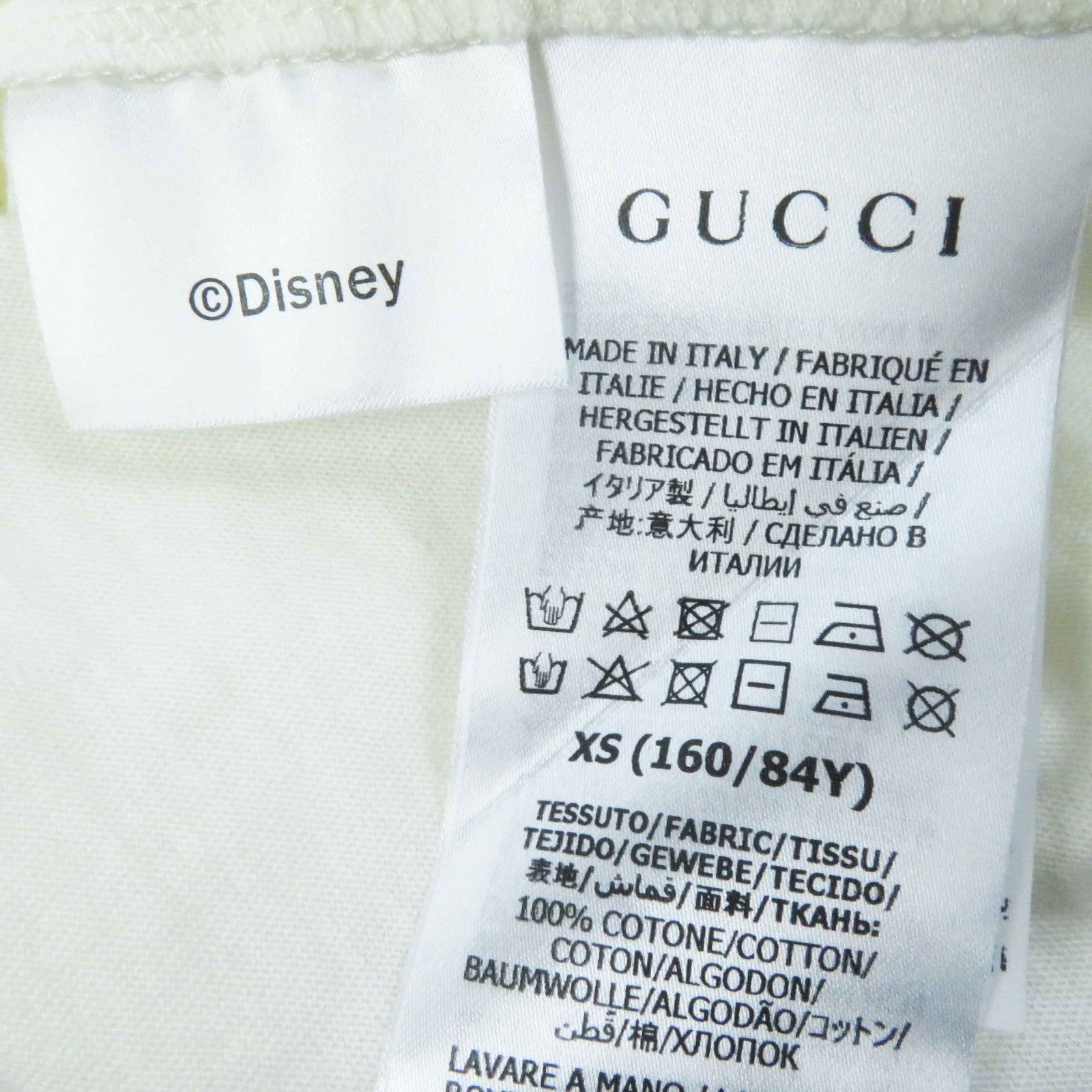 GUCCI Disney Donald Duck T-shirt XS