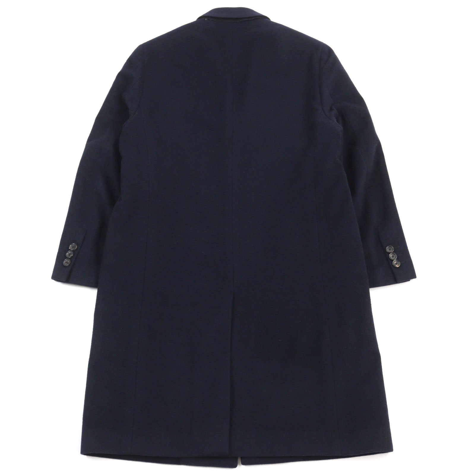 Louis Vuitton Cashmere Chester Coat Navy 52