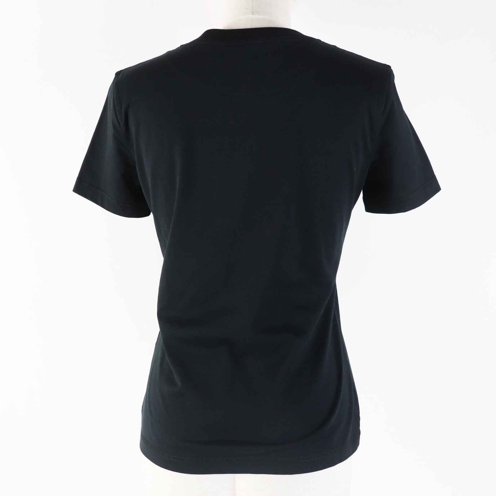 Hermes Cotton Short Sleeve T-shirt Black 34