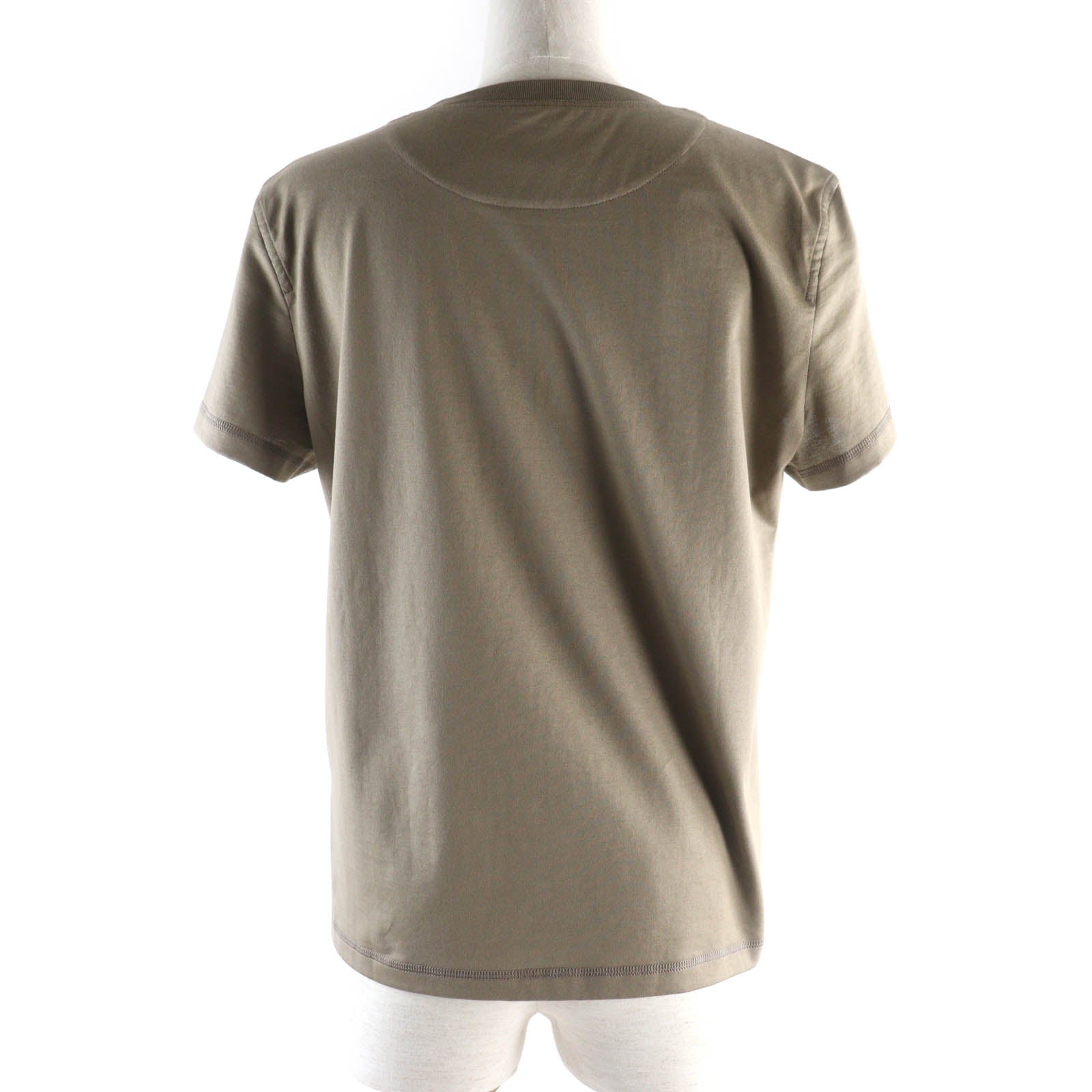 Hermes Cotton Crew Neck T-Shirt with H Logo