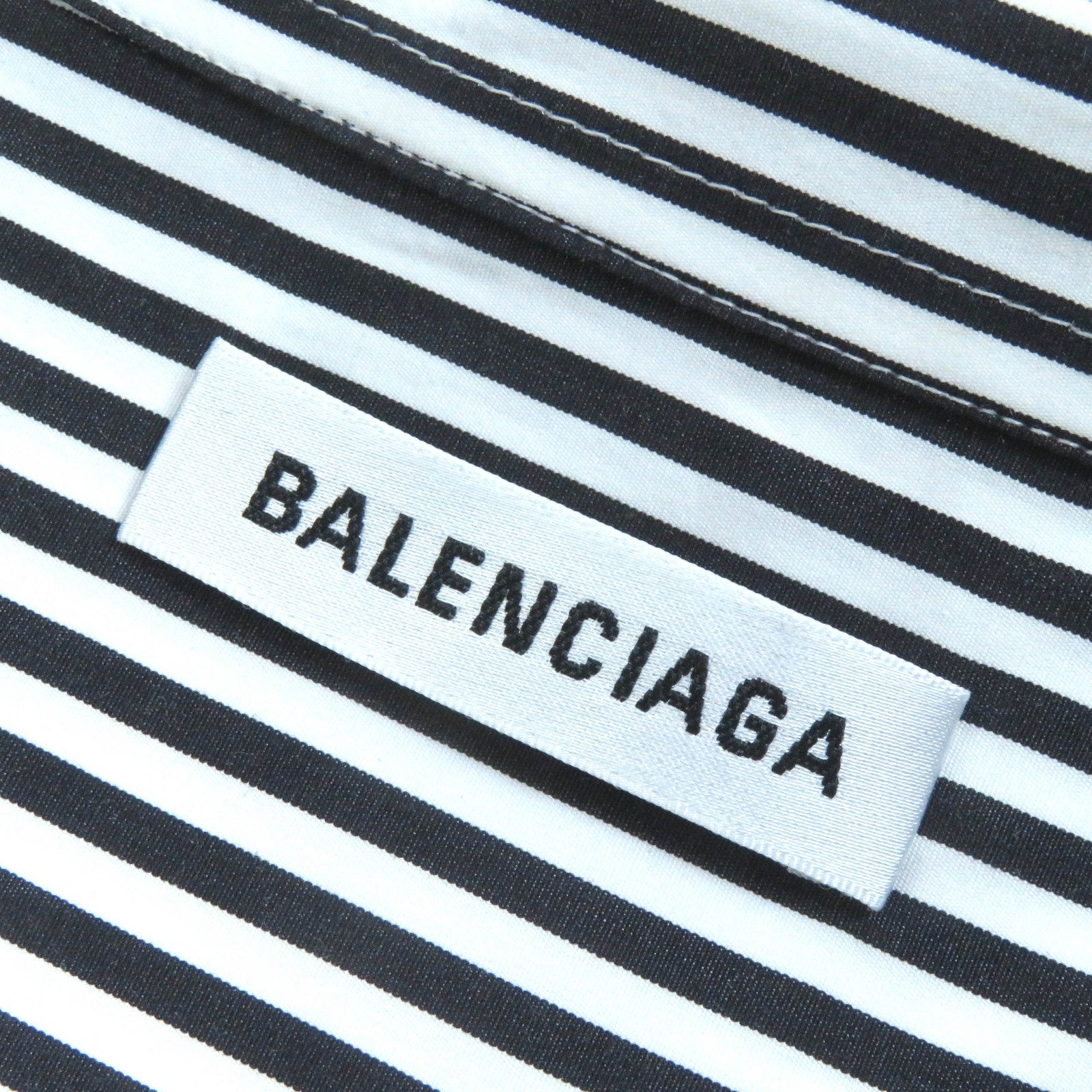 Balenciaga Striped Leopard Scarf Shirt Dress