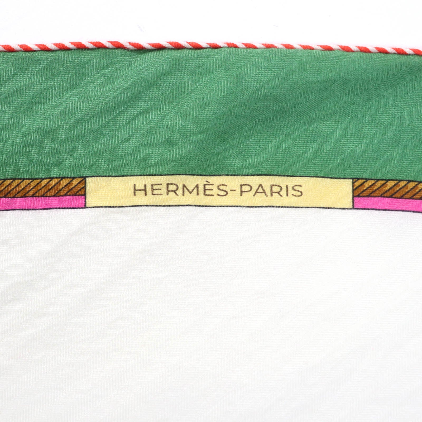 Hermes Cashmere Silk Scarf Orange/Yellow