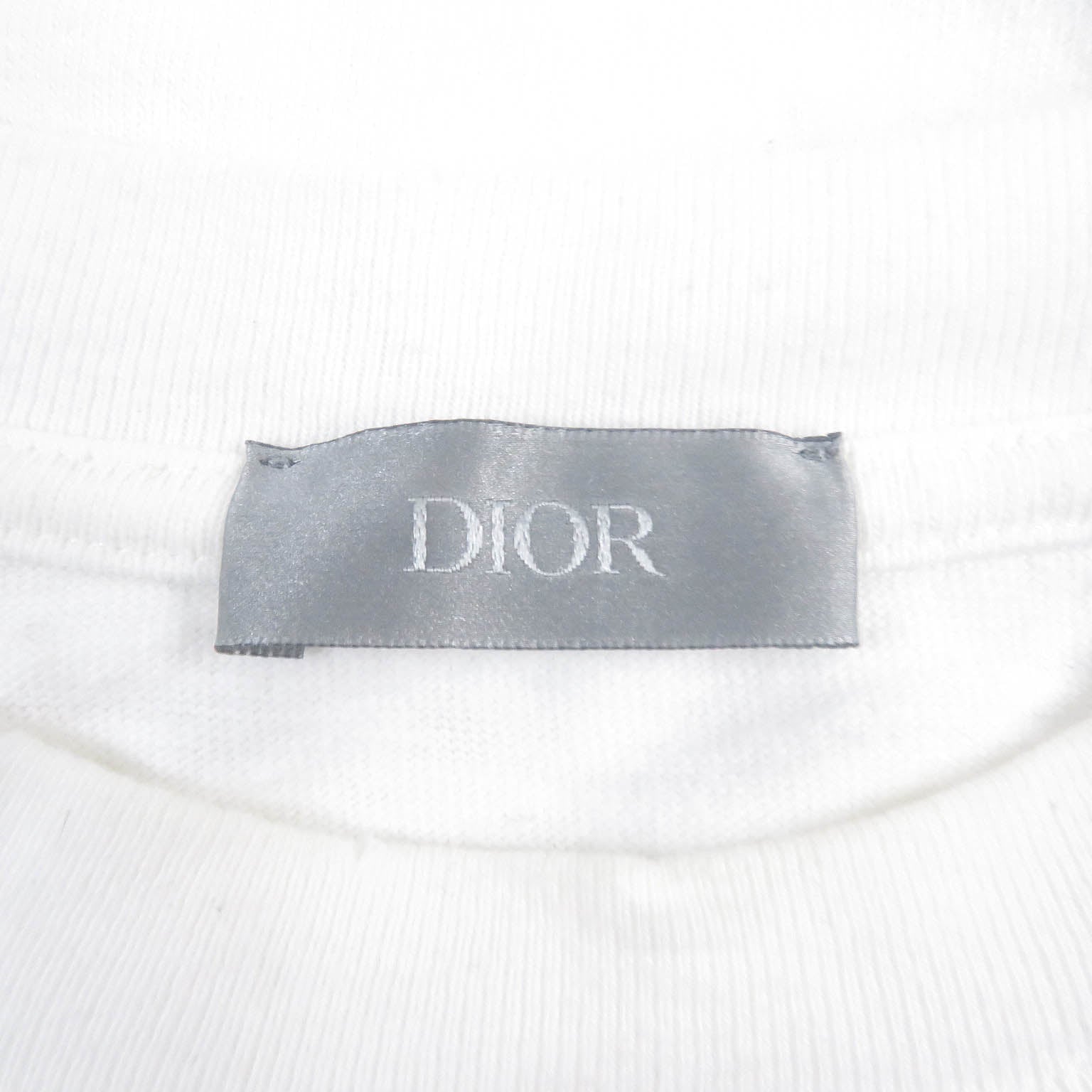 Dior Cotton Jersey T-shirt White S