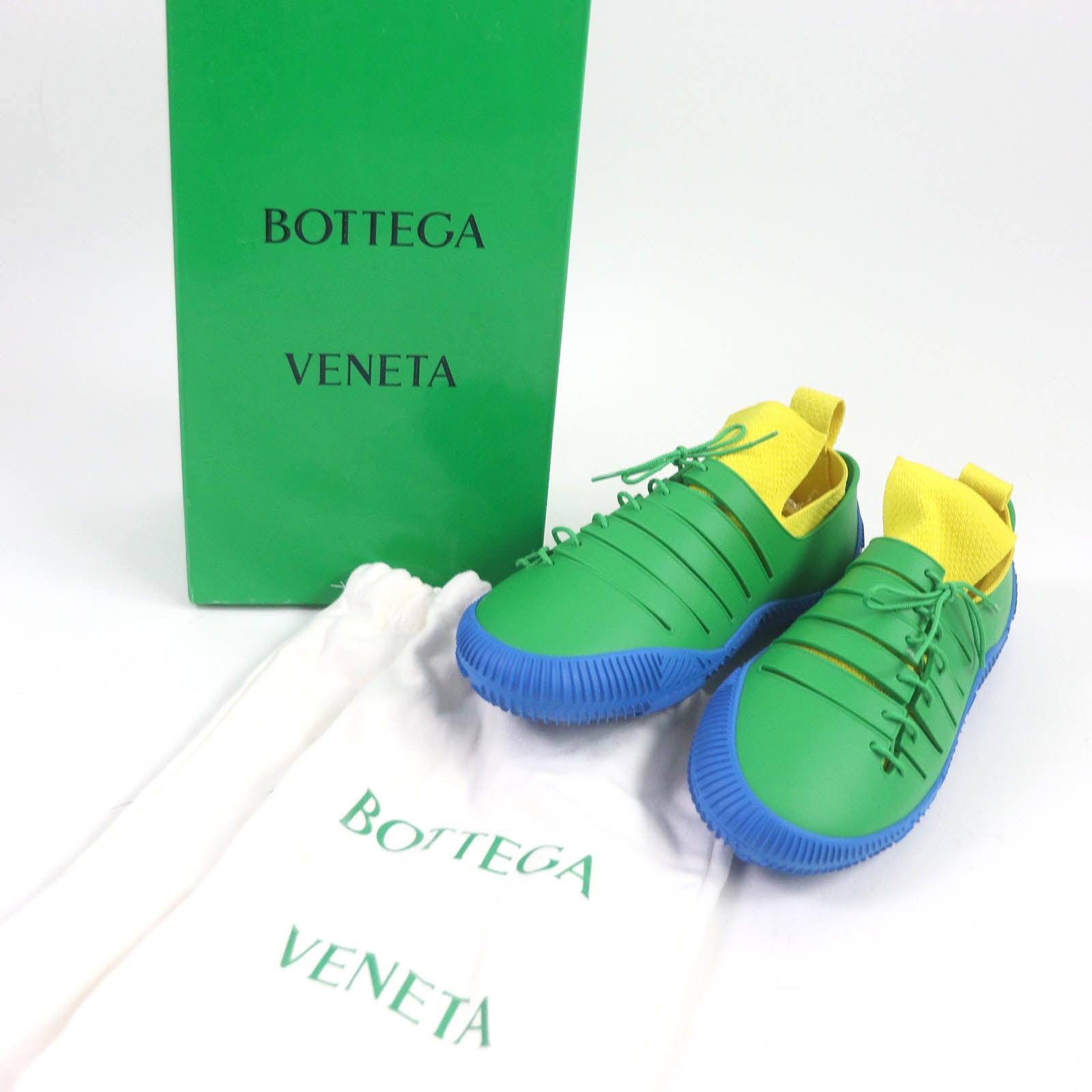 Bottega Veneta Climber Sneaker Green Blue Yellow