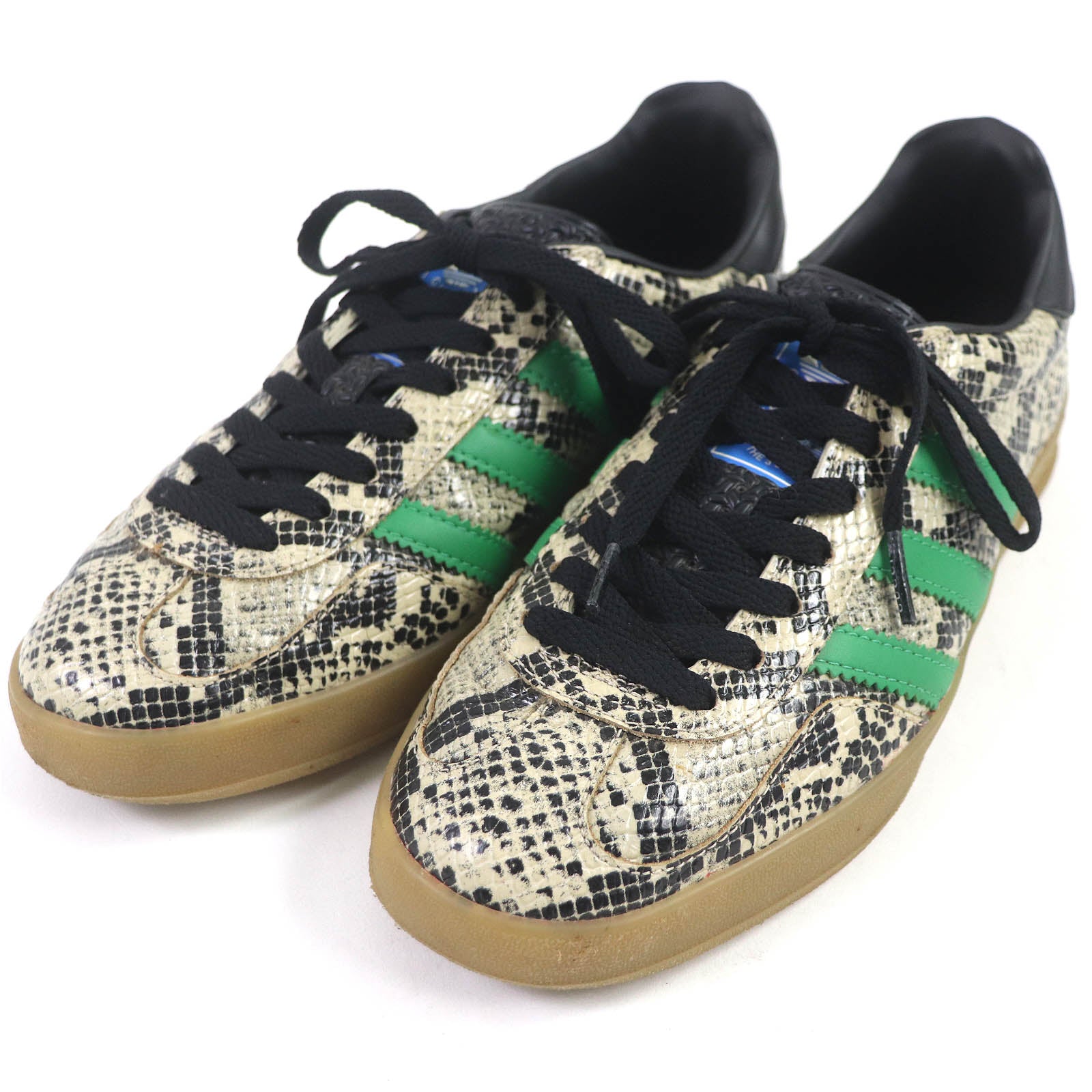 GUCCI adidas GAZELLE Python Leather Sneakers