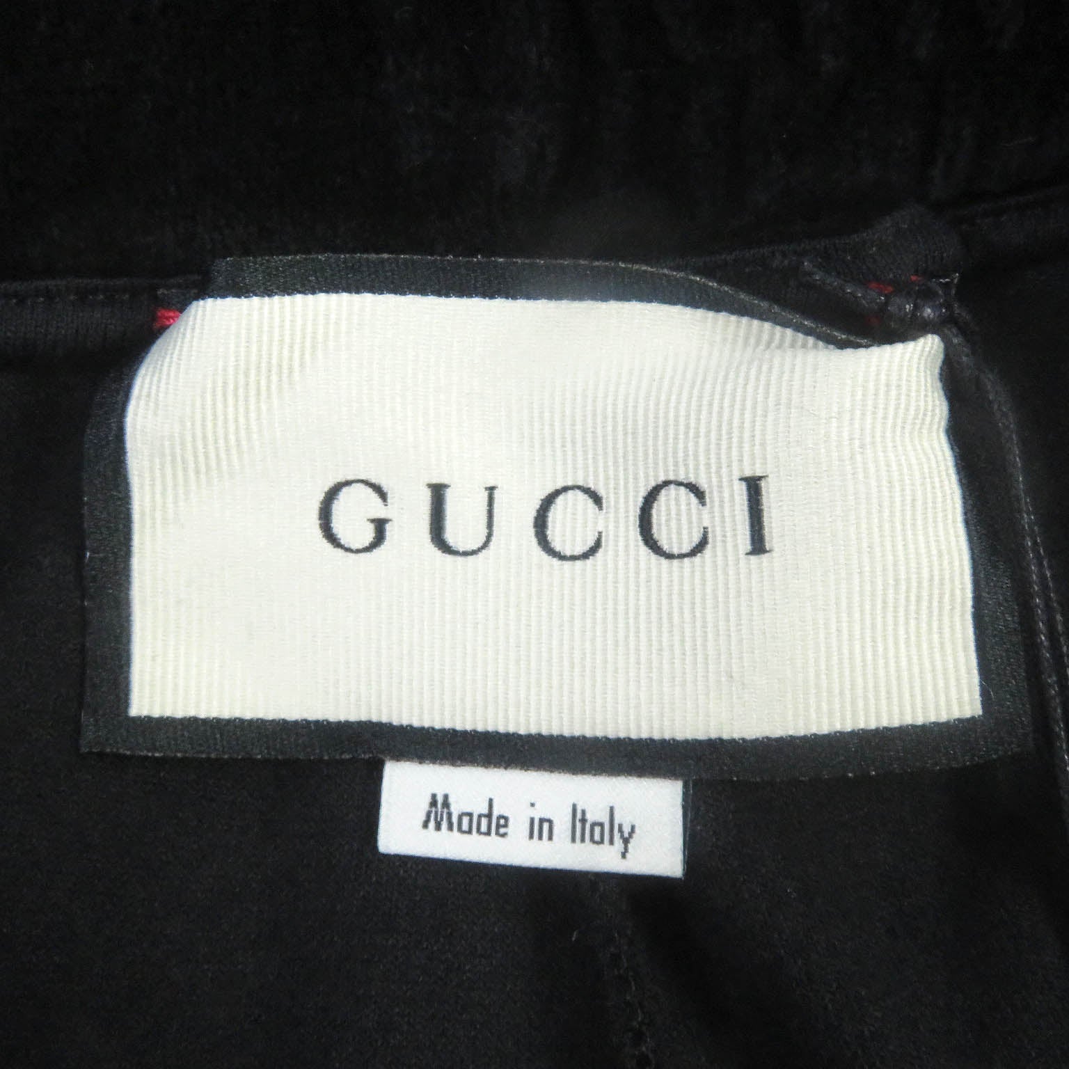 GUCCI Velour Shorts Black XS Cotton Nylon